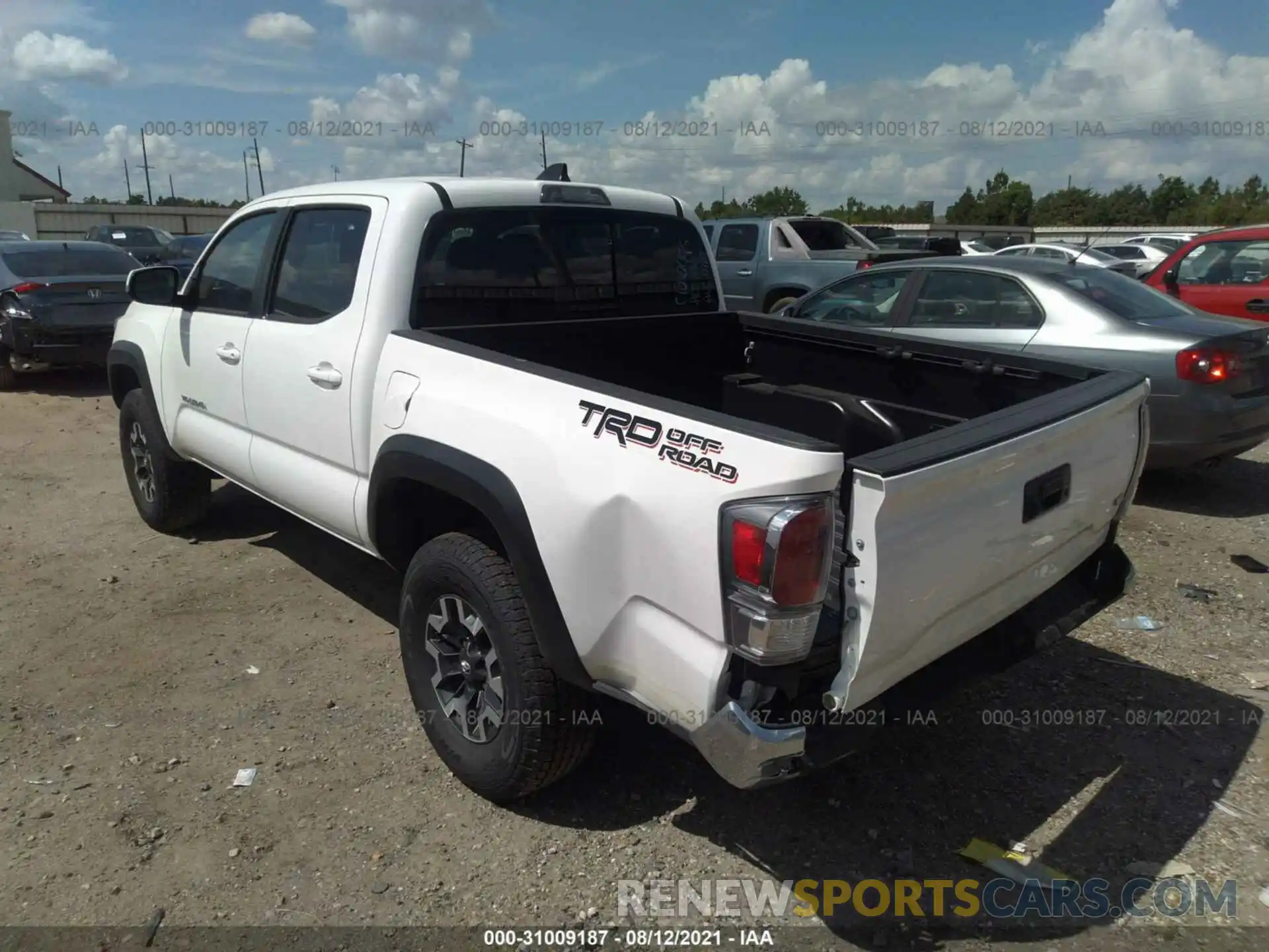 3 Photograph of a damaged car 5TFAZ5CN7MX107123 TOYOTA TACOMA 2WD 2021