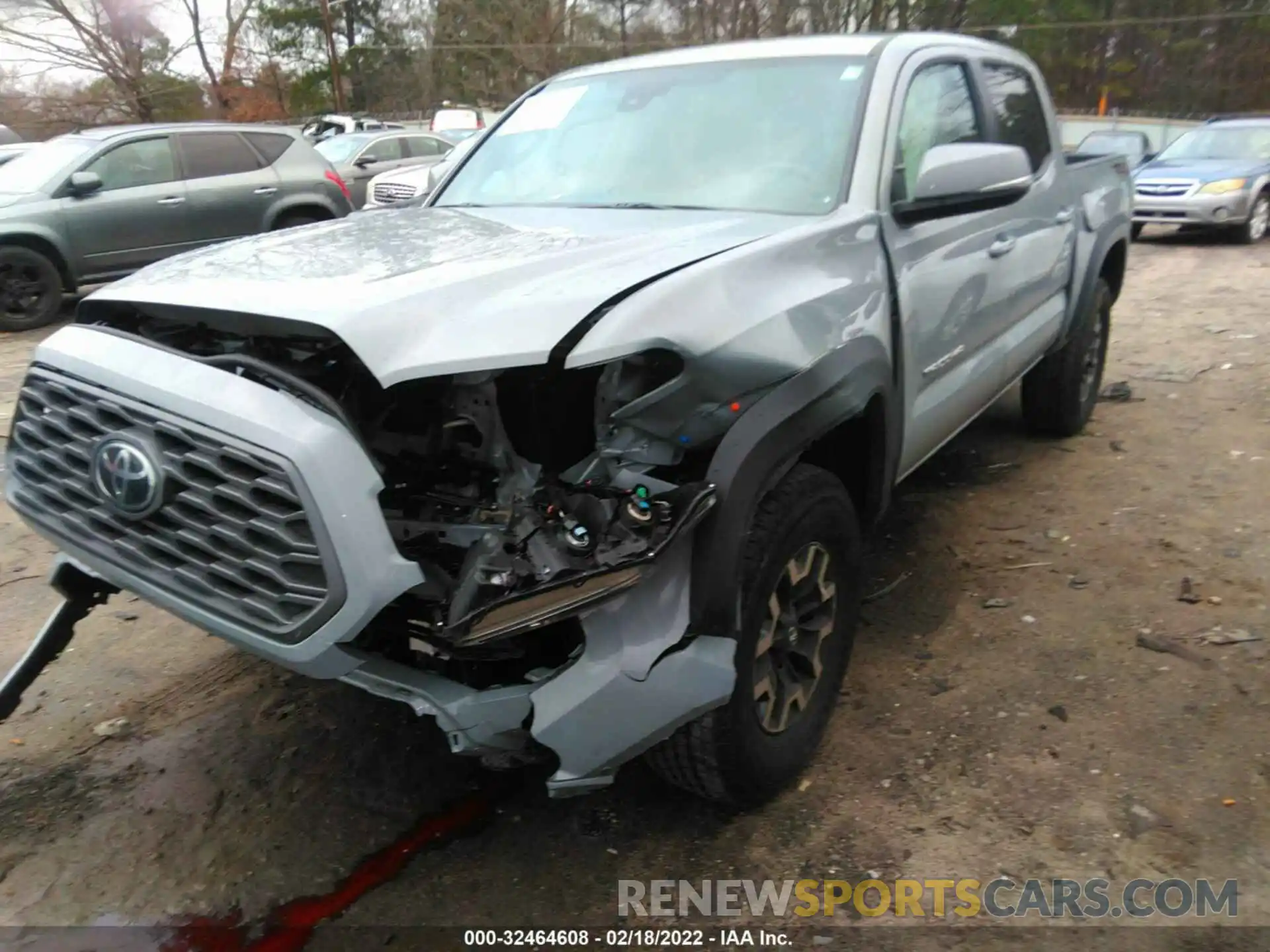 2 Photograph of a damaged car 5TFAZ5CN7MX115416 TOYOTA TACOMA 2WD 2021