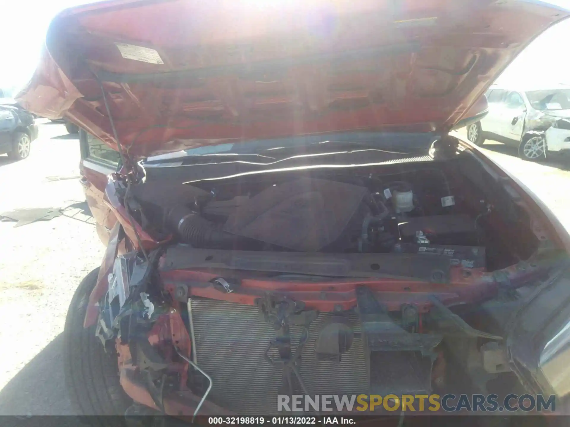 10 Photograph of a damaged car 5TFAZ5CN8MX100925 TOYOTA TACOMA 2WD 2021