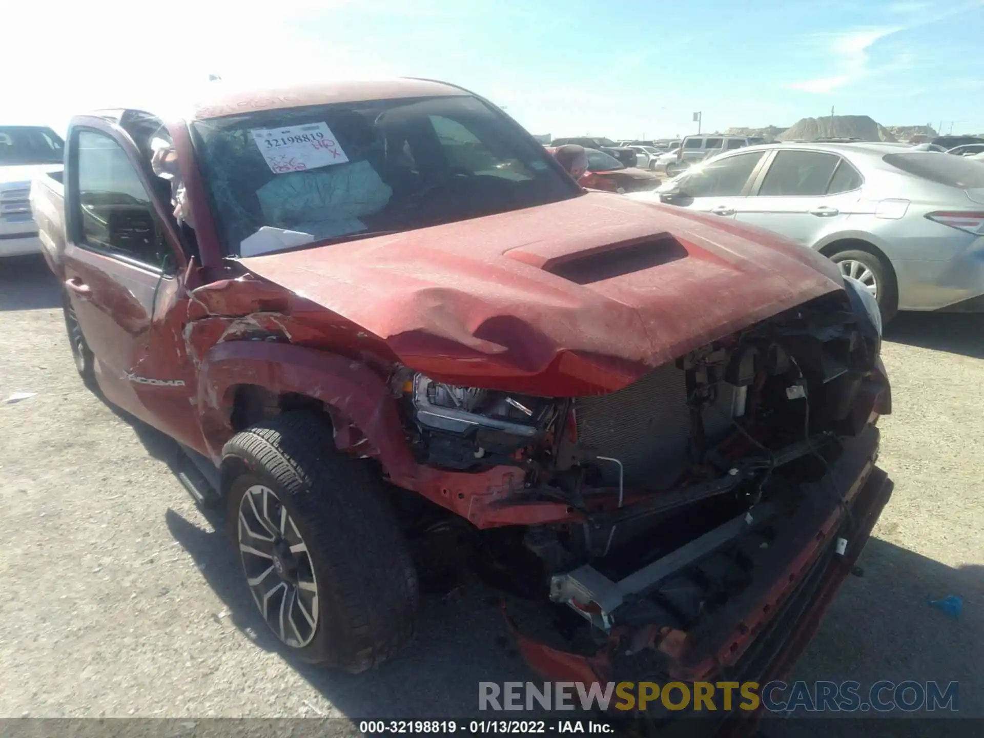 6 Photograph of a damaged car 5TFAZ5CN8MX100925 TOYOTA TACOMA 2WD 2021