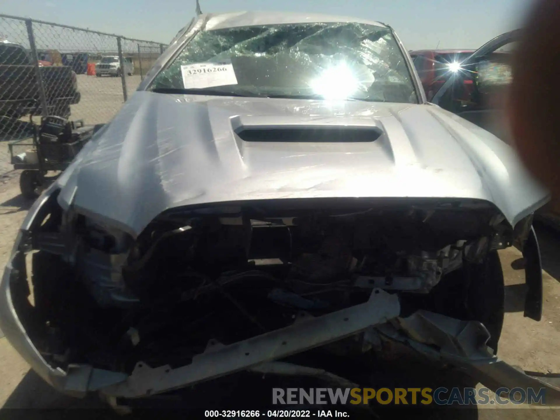 6 Photograph of a damaged car 5TFAZ5CN8MX101461 TOYOTA TACOMA 2WD 2021