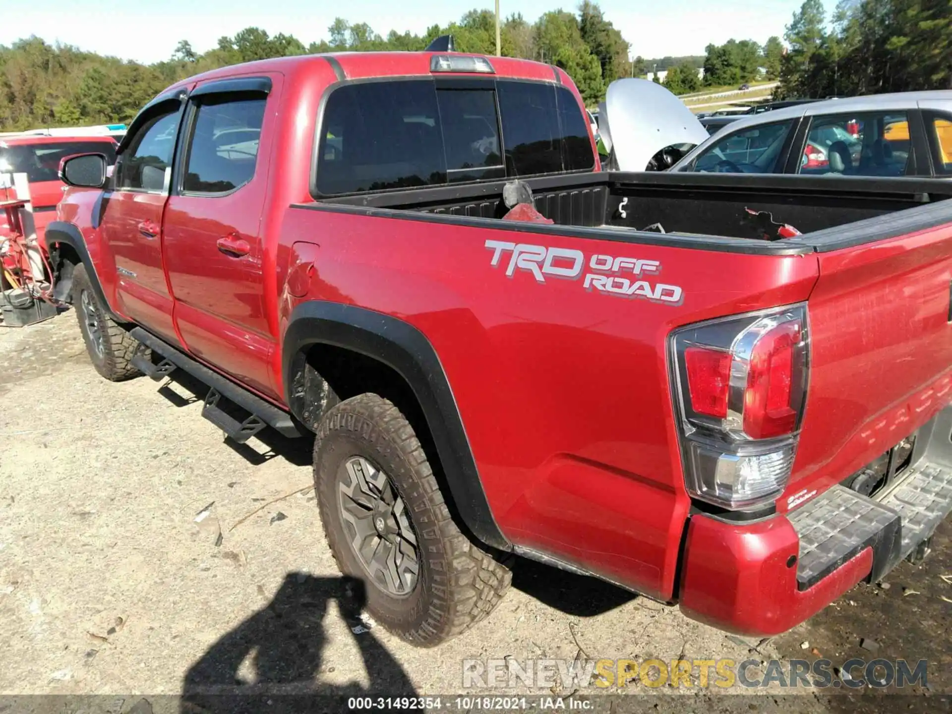 3 Photograph of a damaged car 5TFAZ5CN8MX102920 TOYOTA TACOMA 2WD 2021