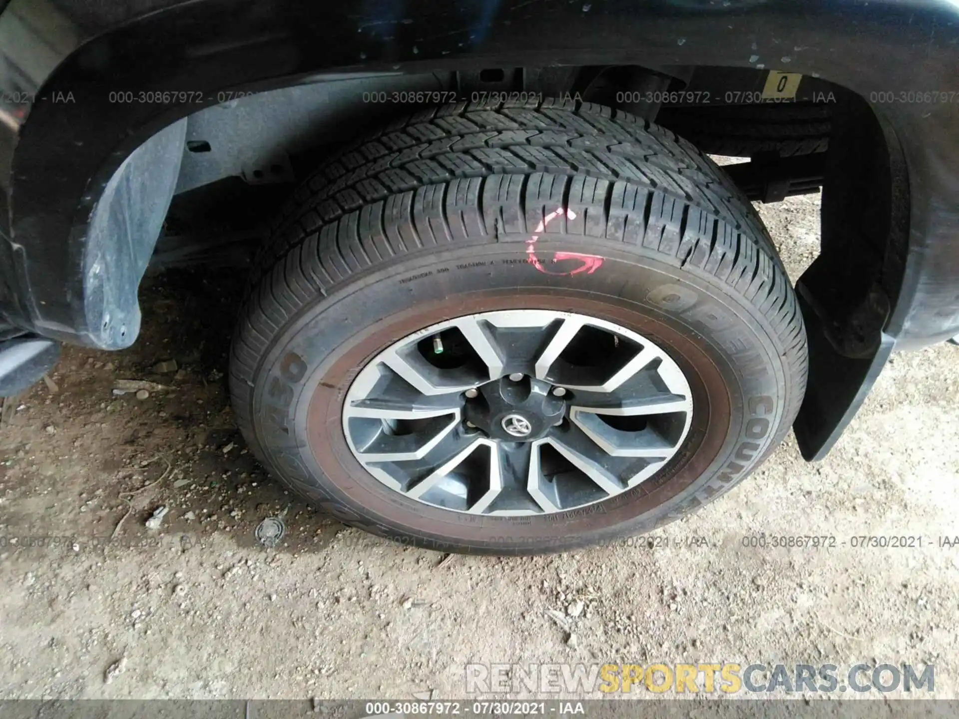 13 Photograph of a damaged car 5TFAZ5CN8MX106708 TOYOTA TACOMA 2WD 2021