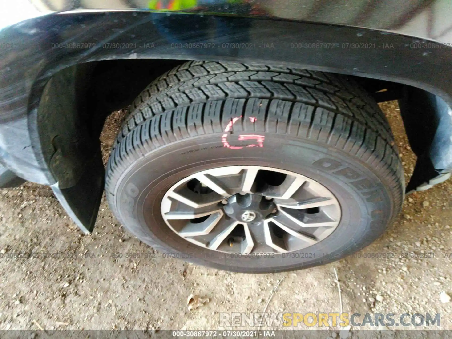 14 Photograph of a damaged car 5TFAZ5CN8MX106708 TOYOTA TACOMA 2WD 2021