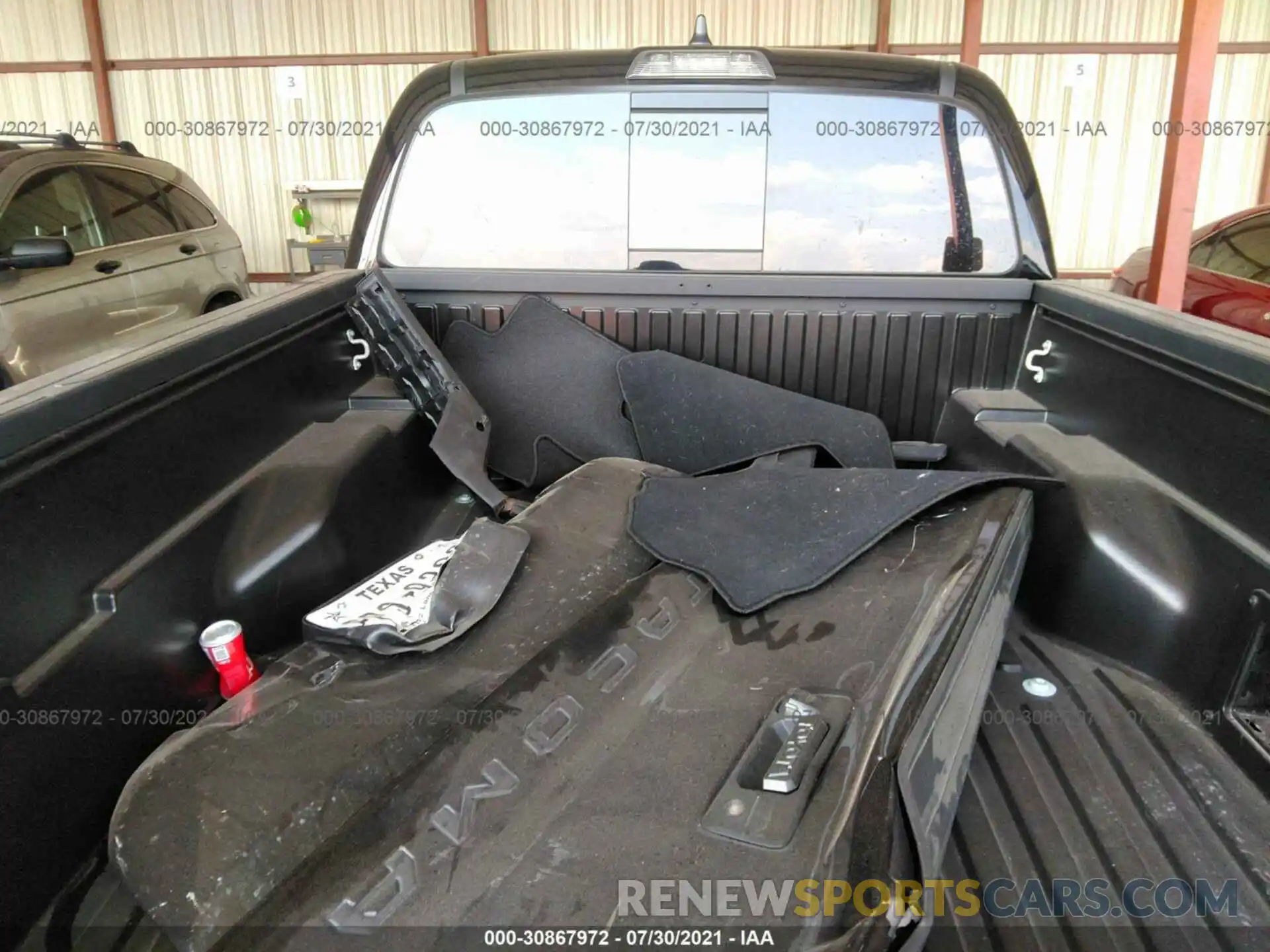 8 Photograph of a damaged car 5TFAZ5CN8MX106708 TOYOTA TACOMA 2WD 2021