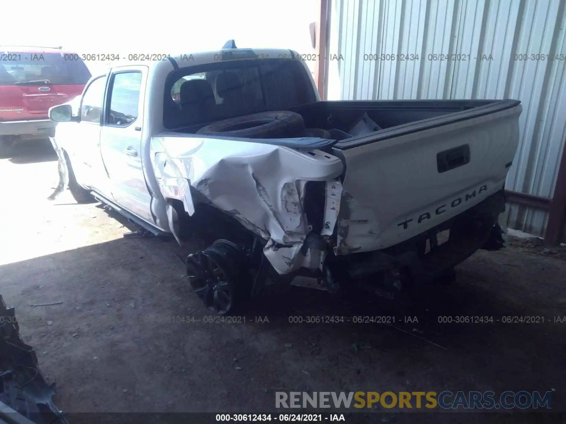 3 Photograph of a damaged car 5TFAZ5CN9MX096903 TOYOTA TACOMA 2WD 2021