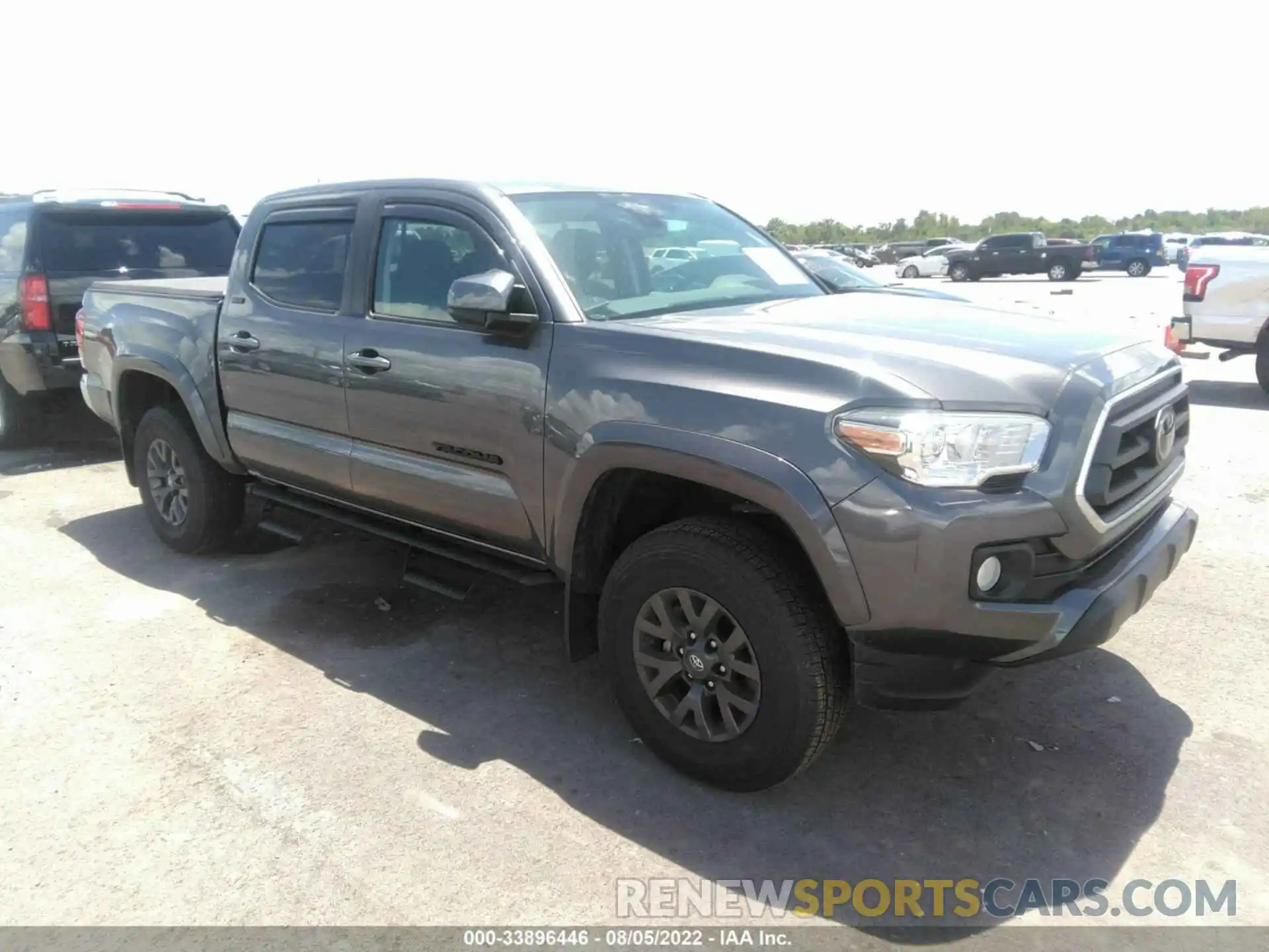 1 Photograph of a damaged car 5TFAZ5CN9MX099154 TOYOTA TACOMA 2WD 2021