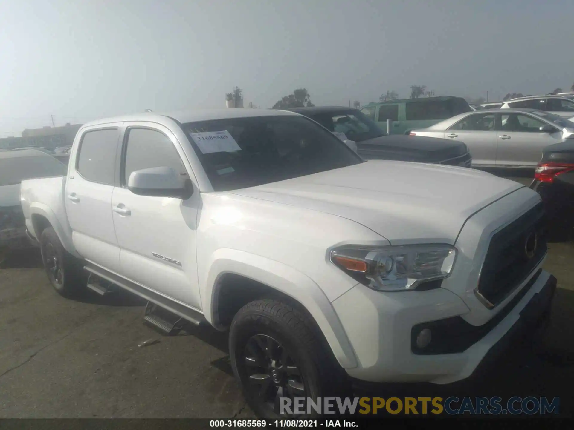 1 Photograph of a damaged car 5TFAZ5CN9MX101937 TOYOTA TACOMA 2WD 2021