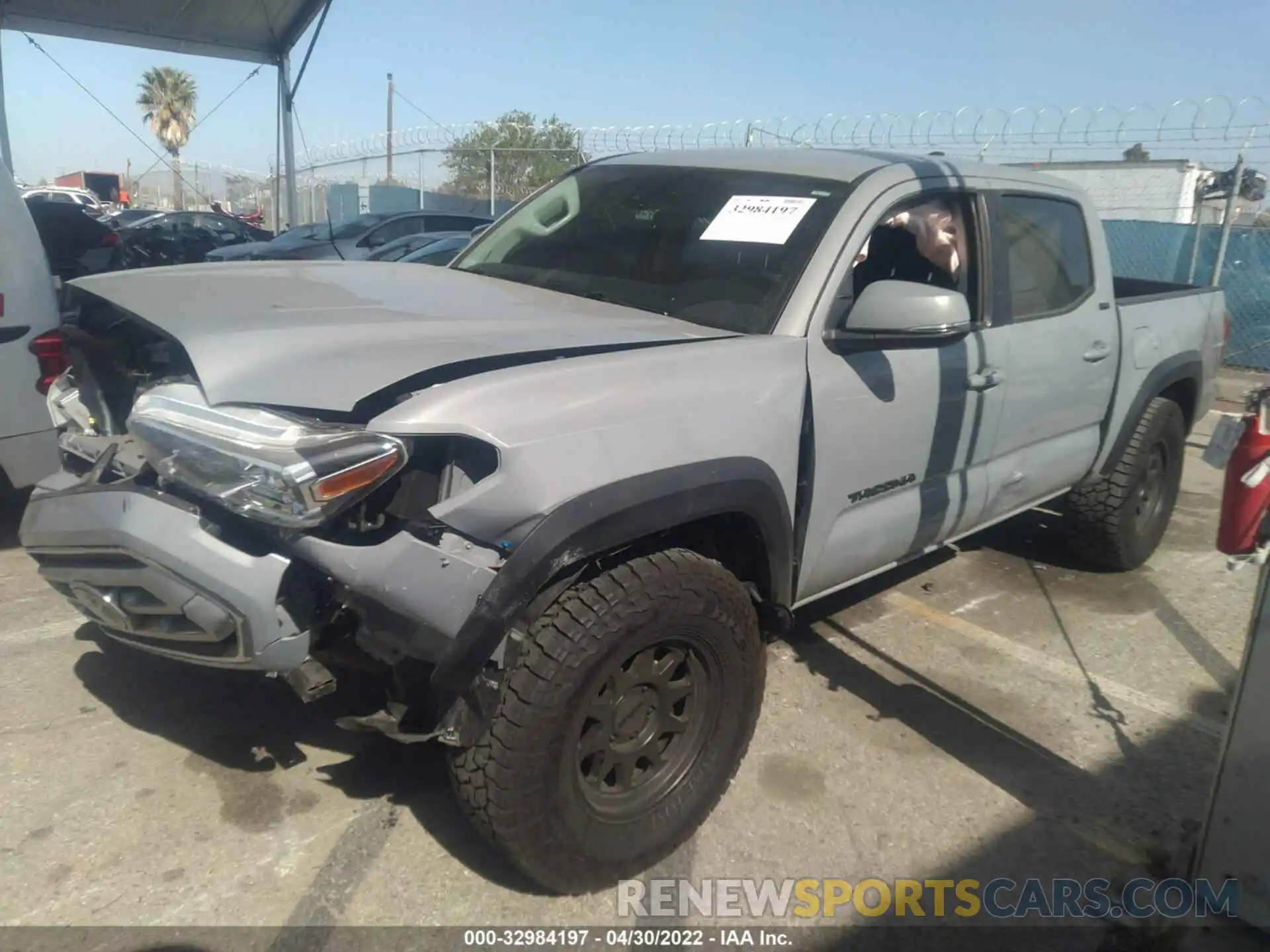 2 Photograph of a damaged car 5TFAZ5CN9MX102831 TOYOTA TACOMA 2WD 2021