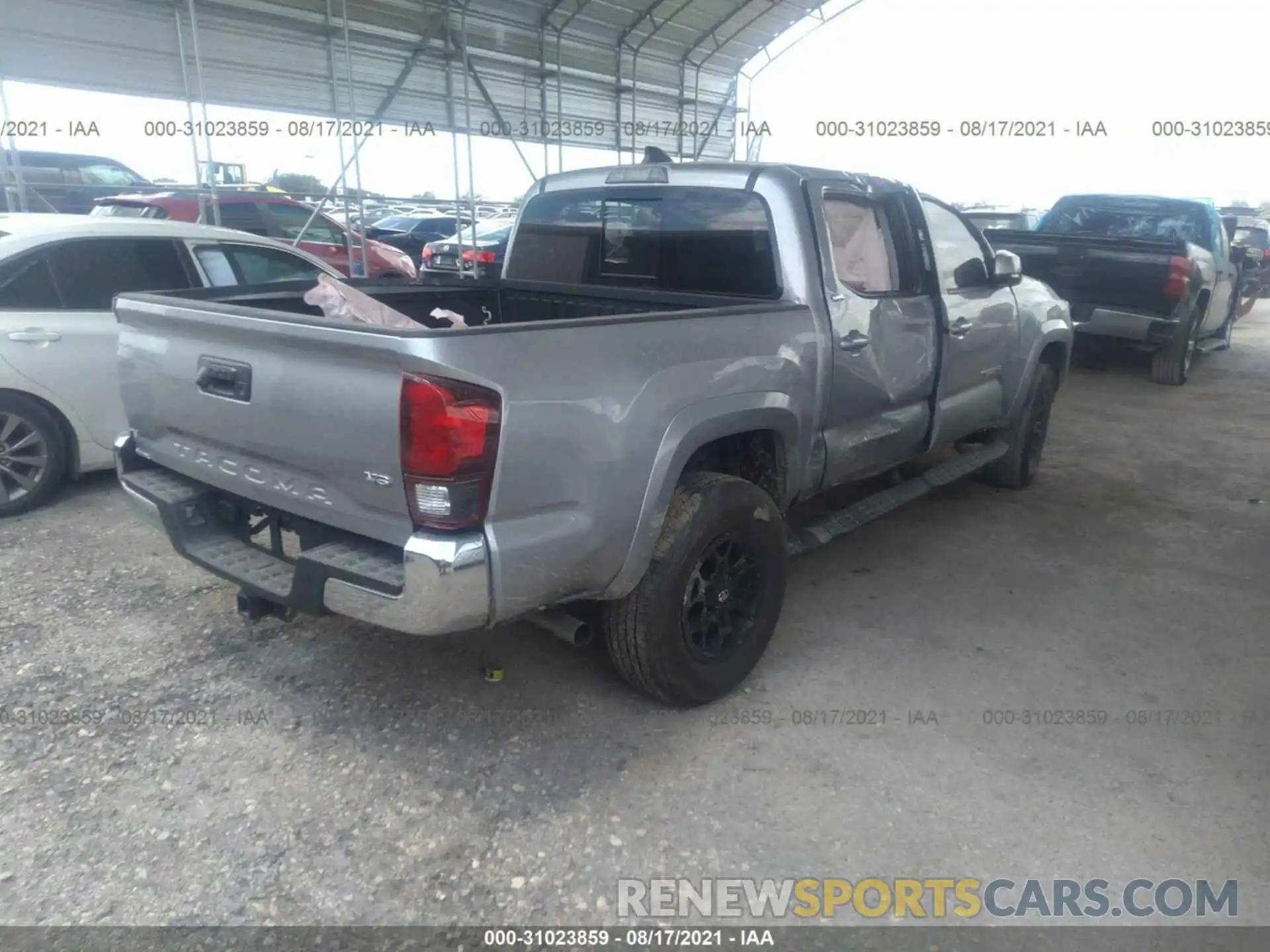 4 Photograph of a damaged car 5TFAZ5CN9MX105681 TOYOTA TACOMA 2WD 2021