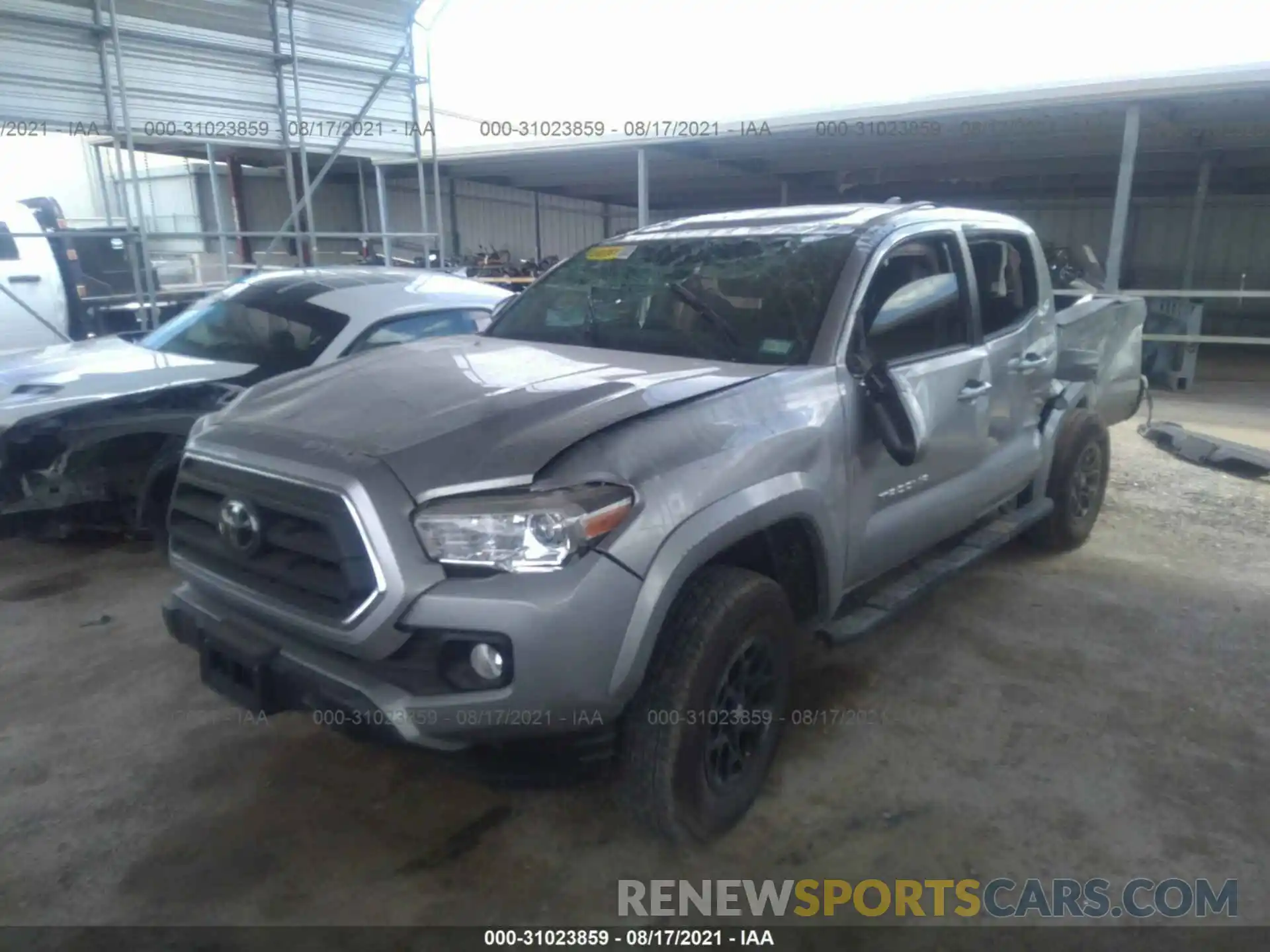 6 Photograph of a damaged car 5TFAZ5CN9MX105681 TOYOTA TACOMA 2WD 2021