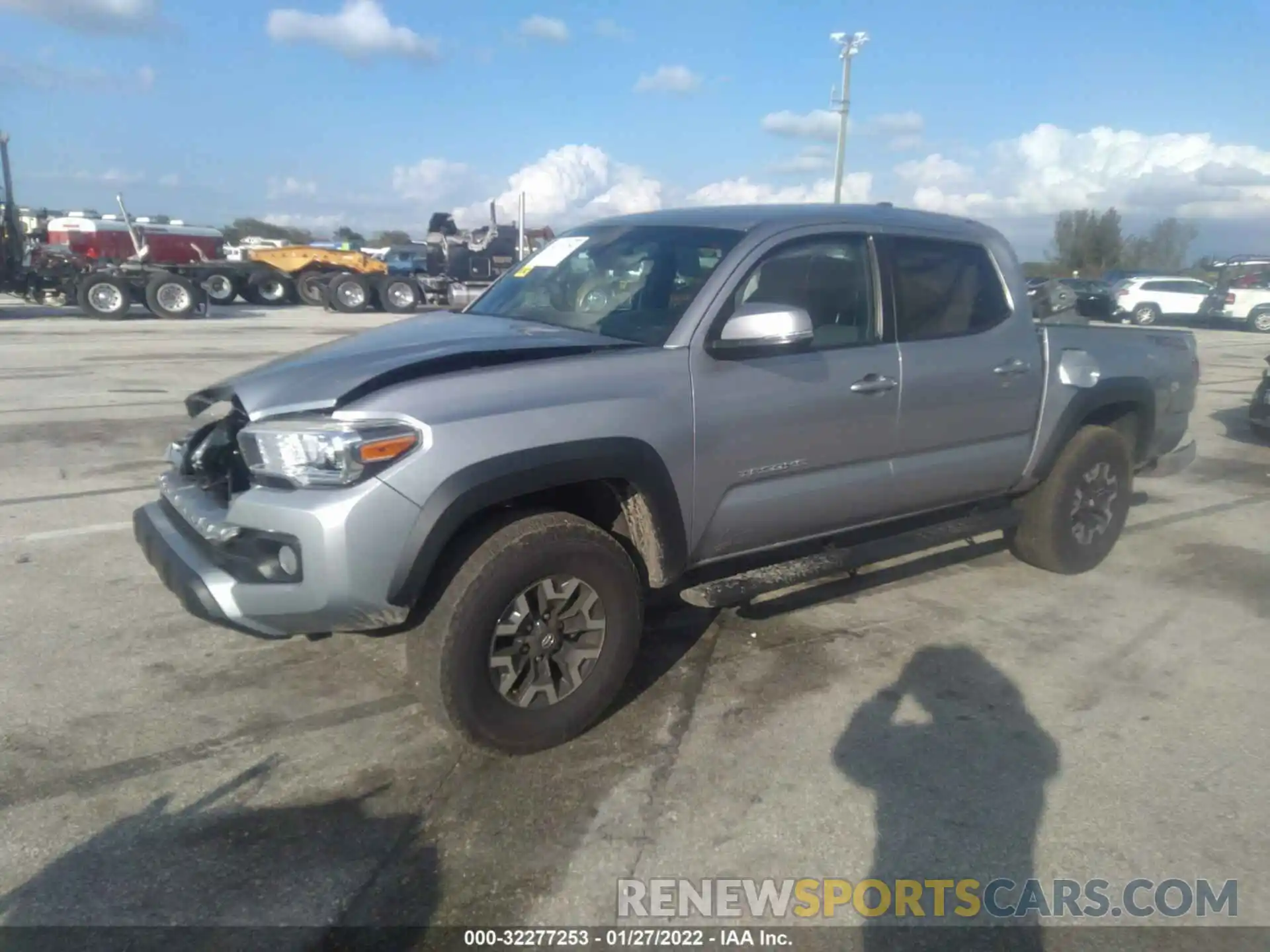 2 Photograph of a damaged car 5TFAZ5CN9MX109777 TOYOTA TACOMA 2WD 2021