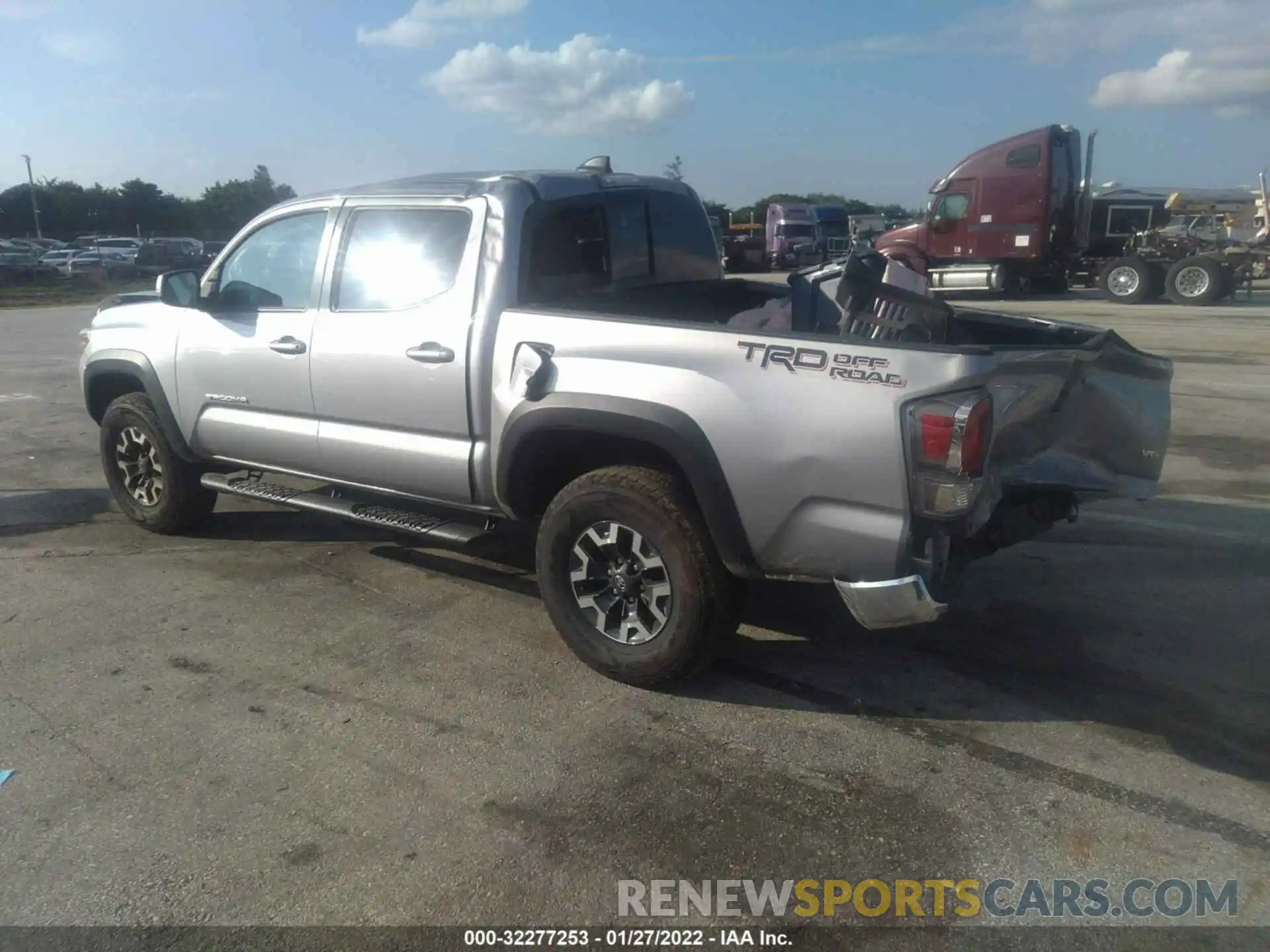 3 Photograph of a damaged car 5TFAZ5CN9MX109777 TOYOTA TACOMA 2WD 2021