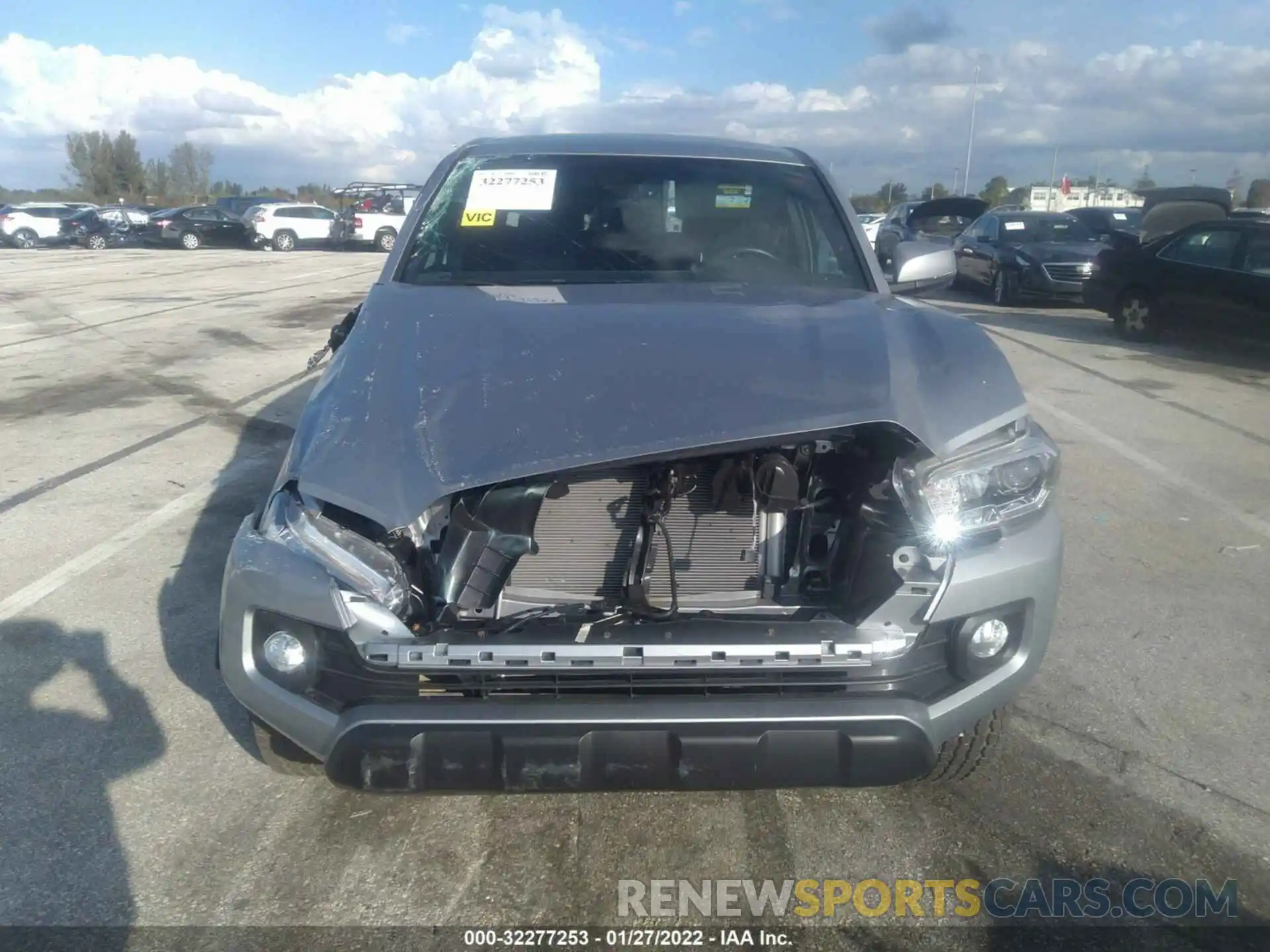 6 Photograph of a damaged car 5TFAZ5CN9MX109777 TOYOTA TACOMA 2WD 2021