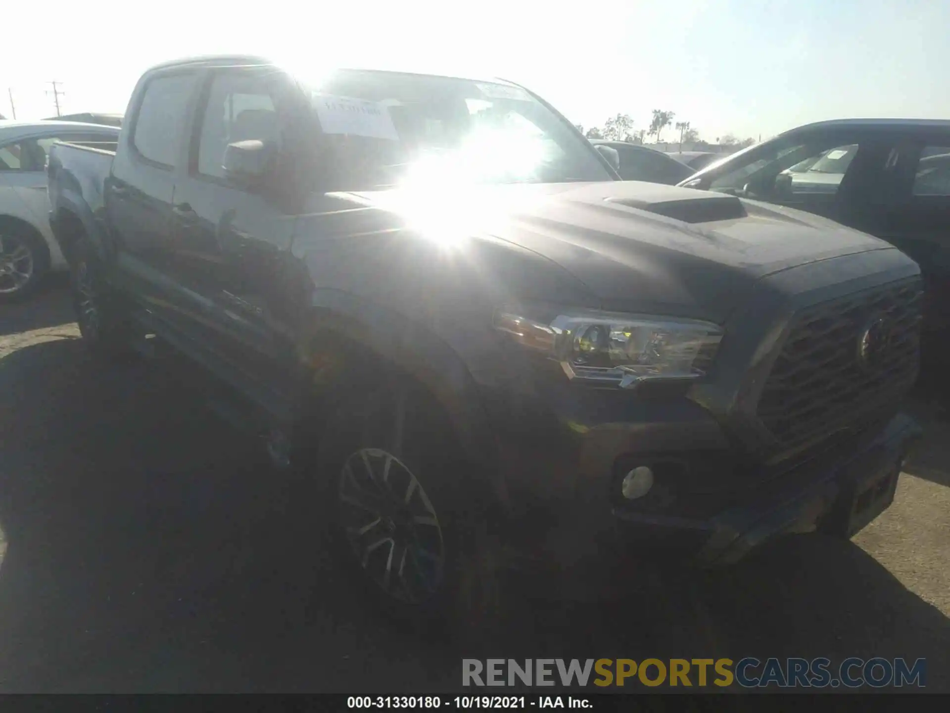 1 Photograph of a damaged car 5TFAZ5CN9MX111691 TOYOTA TACOMA 2WD 2021