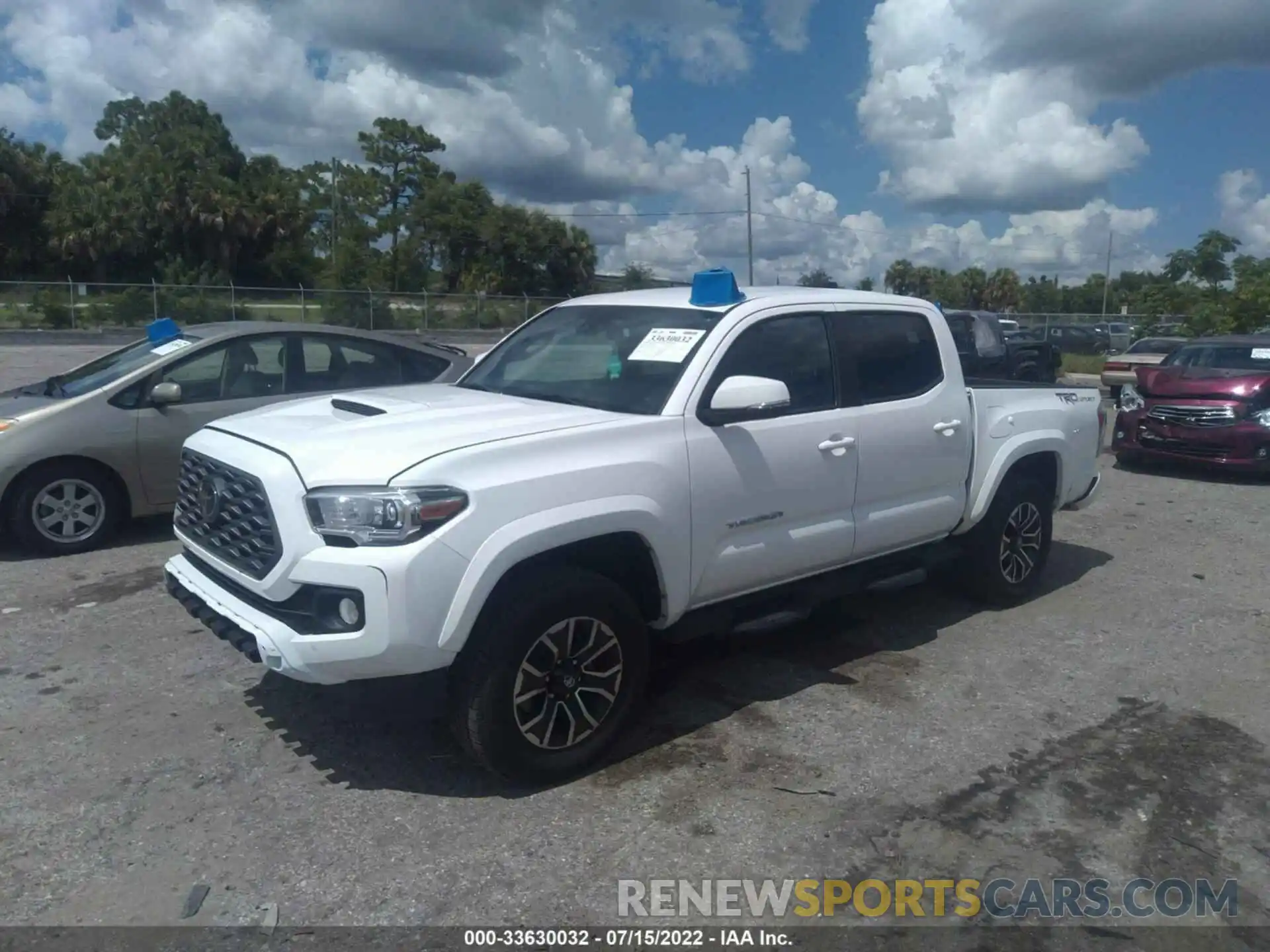 2 Photograph of a damaged car 5TFAZ5CN9MX113263 TOYOTA TACOMA 2WD 2021