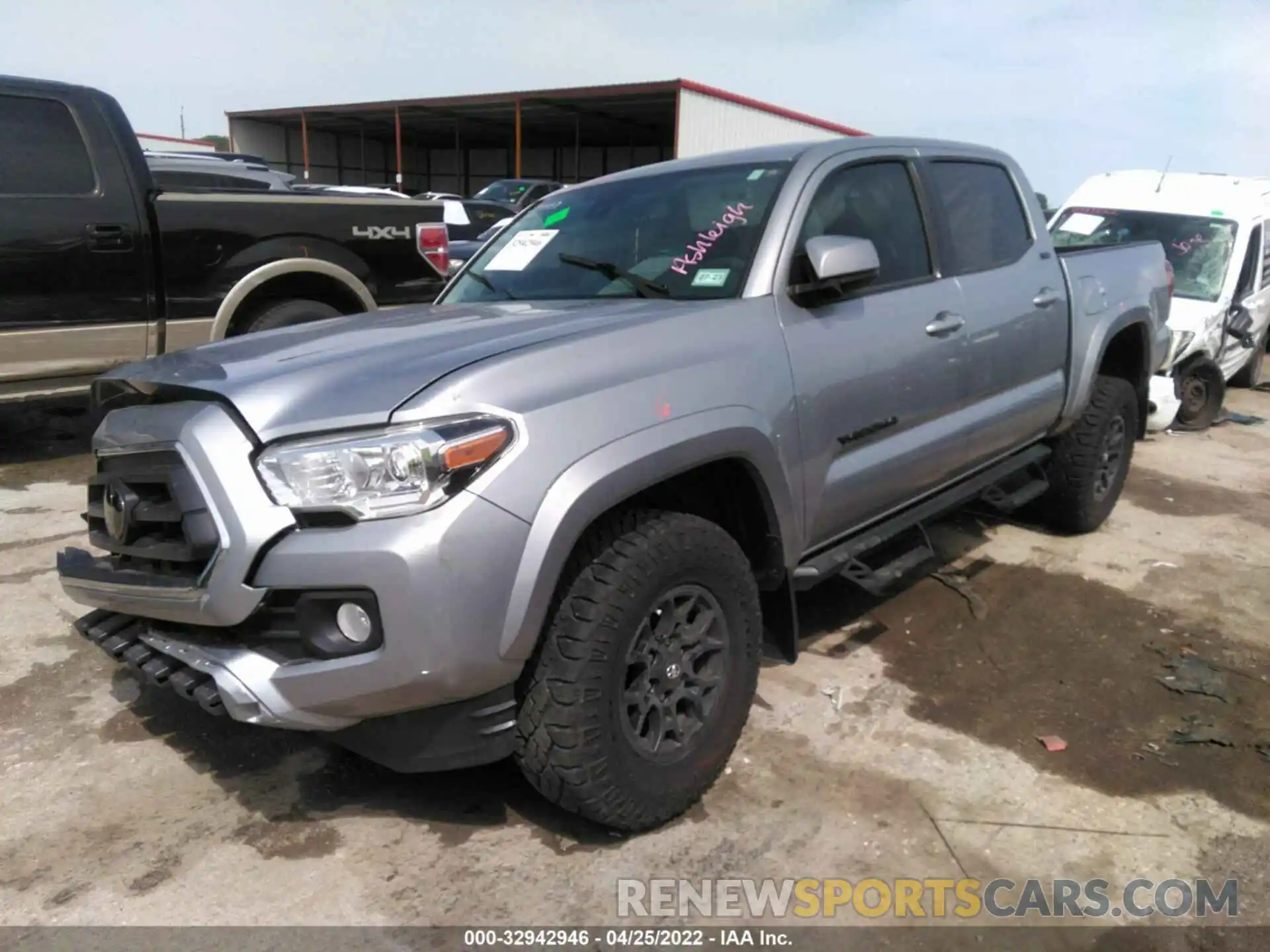 2 Photograph of a damaged car 5TFAZ5CN9MX114526 TOYOTA TACOMA 2WD 2021