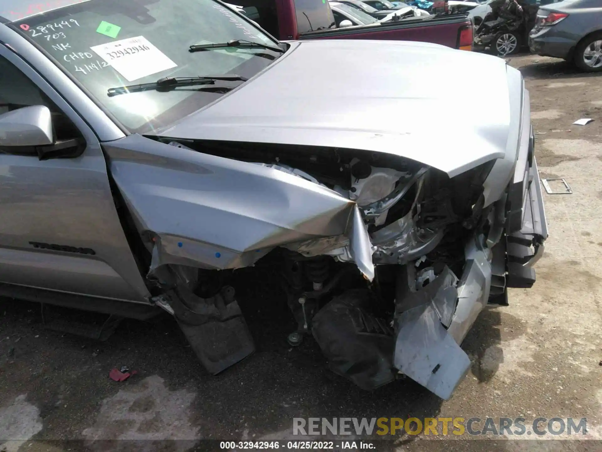 6 Photograph of a damaged car 5TFAZ5CN9MX114526 TOYOTA TACOMA 2WD 2021