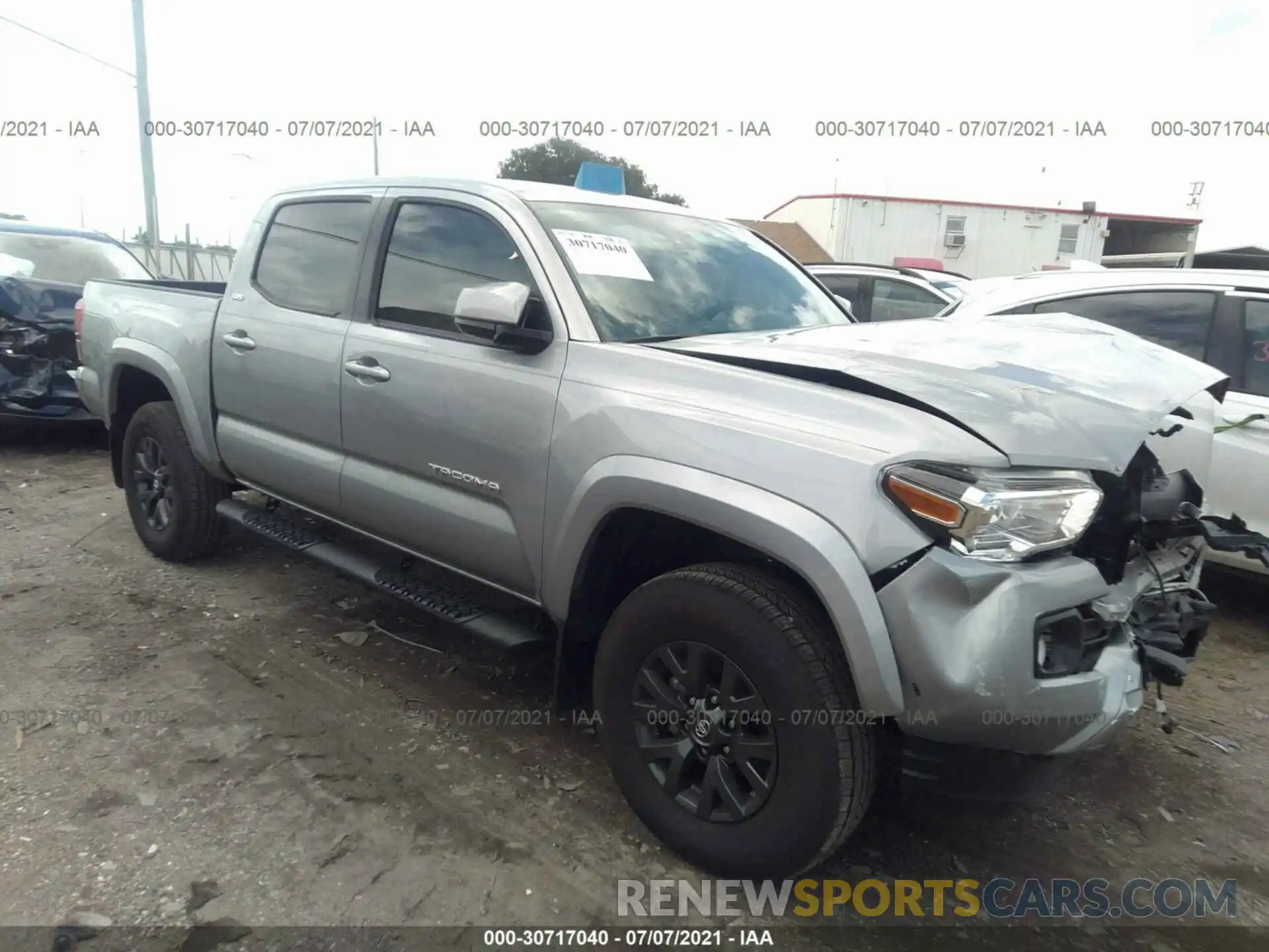 1 Photograph of a damaged car 5TFAZ5CNXMX098949 TOYOTA TACOMA 2WD 2021