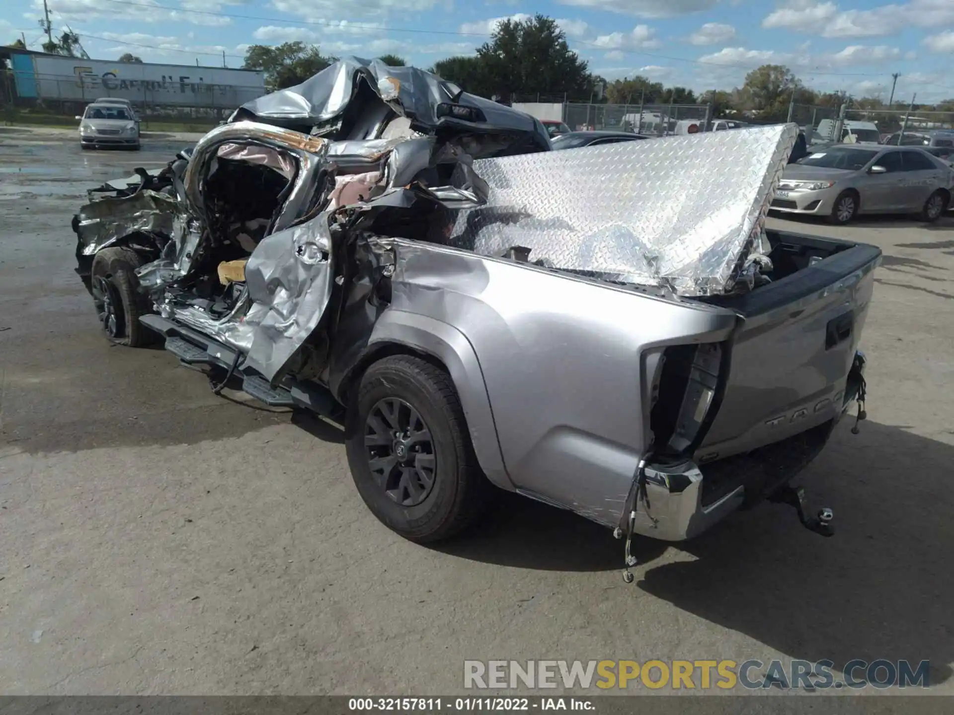 3 Photograph of a damaged car 5TFAZ5CNXMX099762 TOYOTA TACOMA 2WD 2021