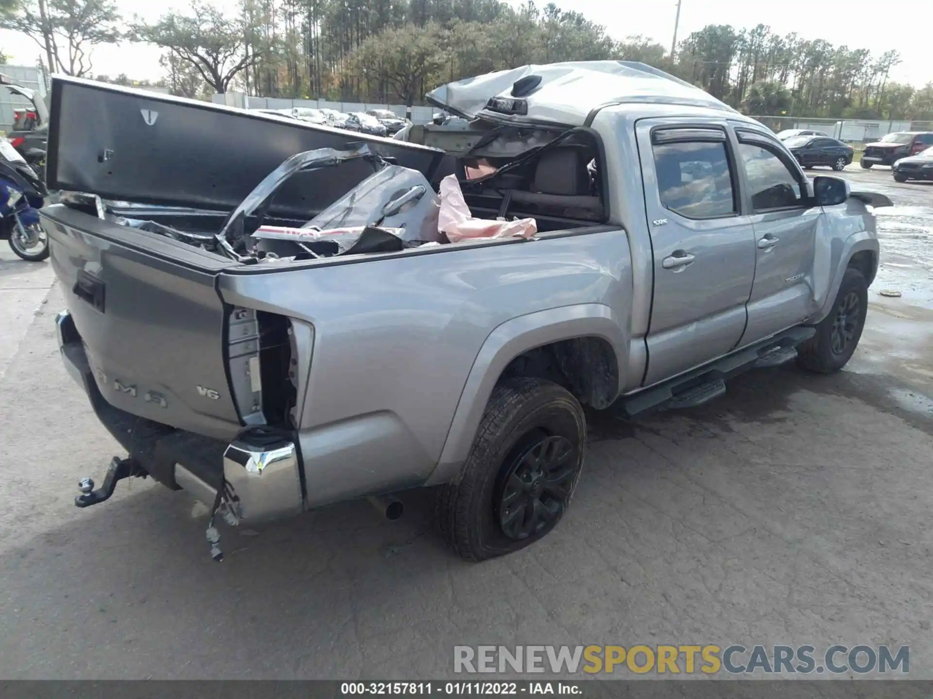 4 Фотография поврежденного автомобиля 5TFAZ5CNXMX099762 TOYOTA TACOMA 2WD 2021