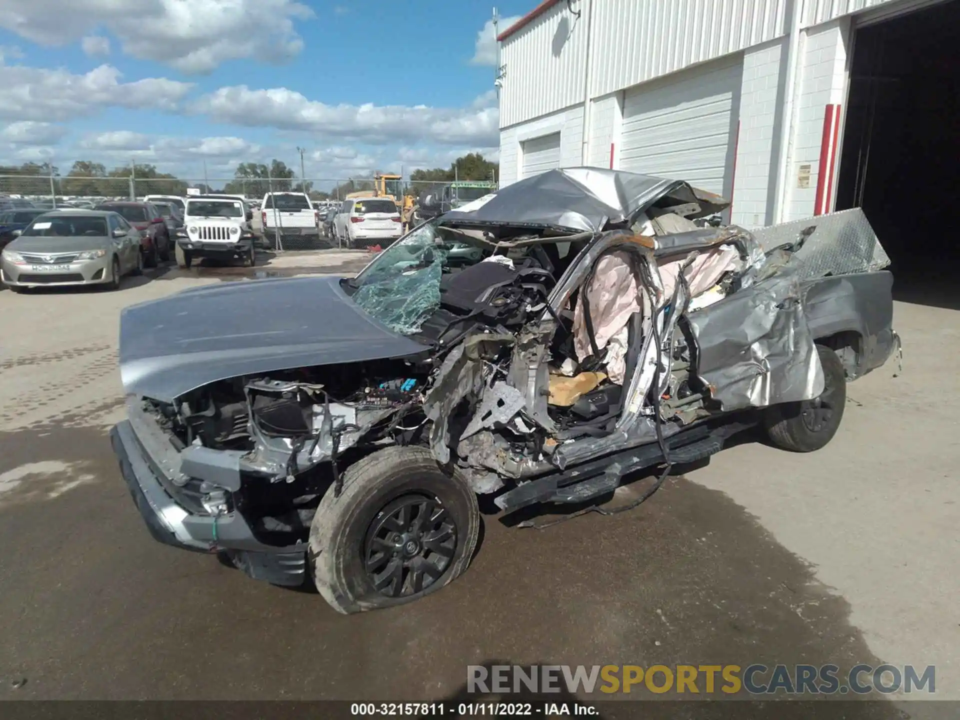 6 Photograph of a damaged car 5TFAZ5CNXMX099762 TOYOTA TACOMA 2WD 2021