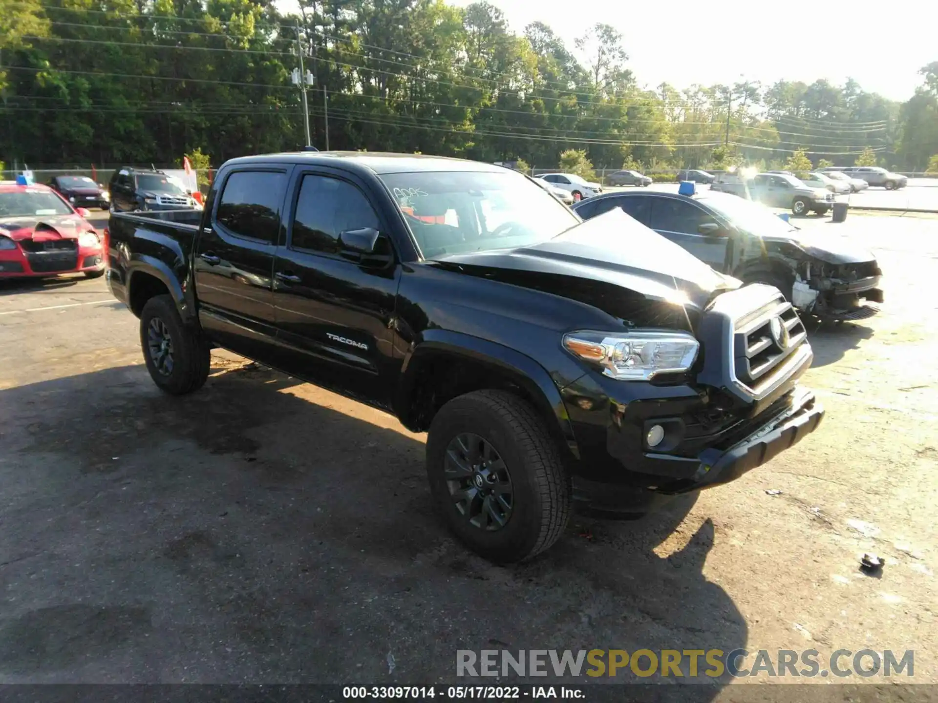 1 Photograph of a damaged car 5TFAZ5CNXMX099874 TOYOTA TACOMA 2WD 2021