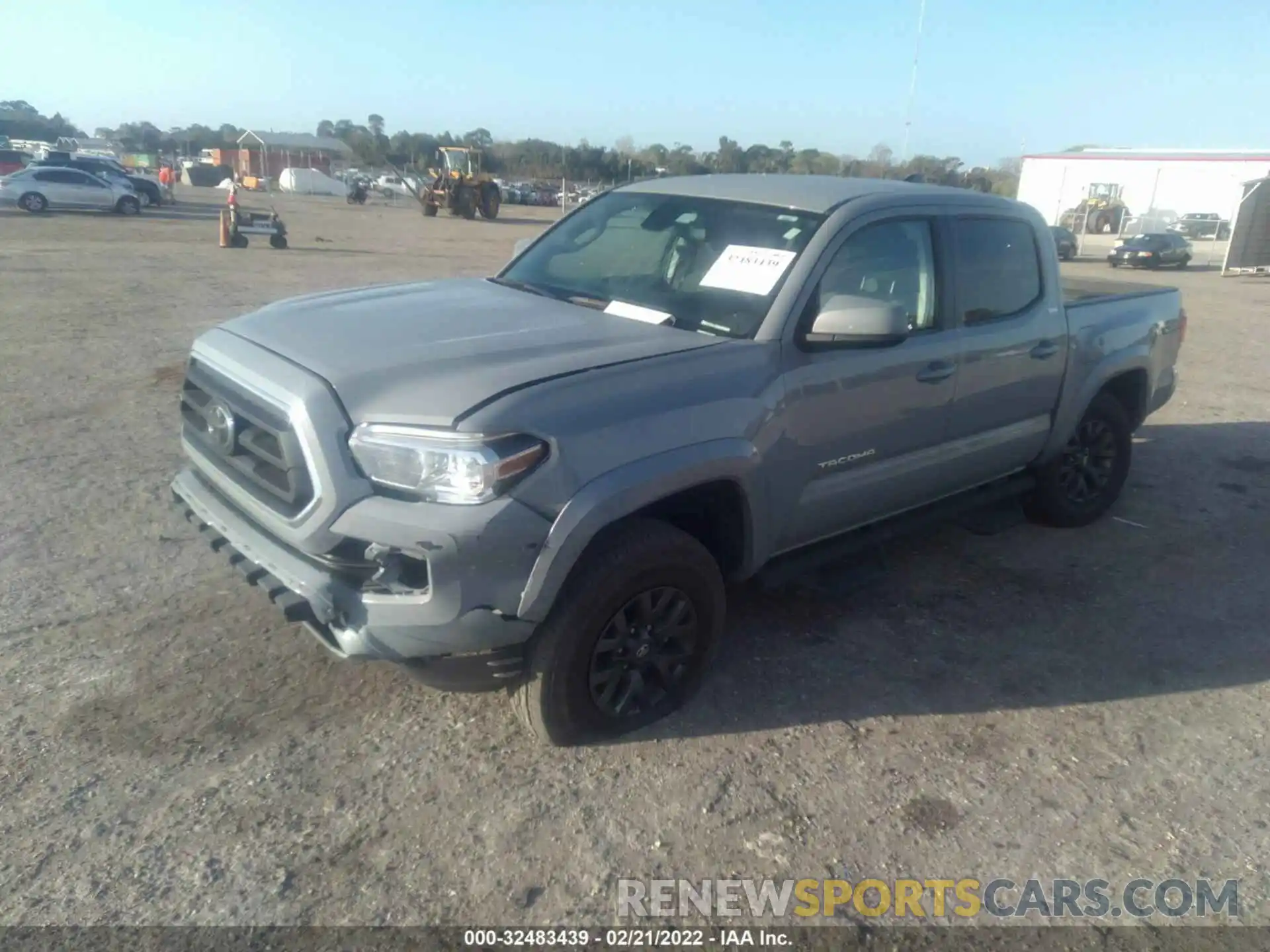 2 Photograph of a damaged car 5TFAZ5CNXMX100778 TOYOTA TACOMA 2WD 2021