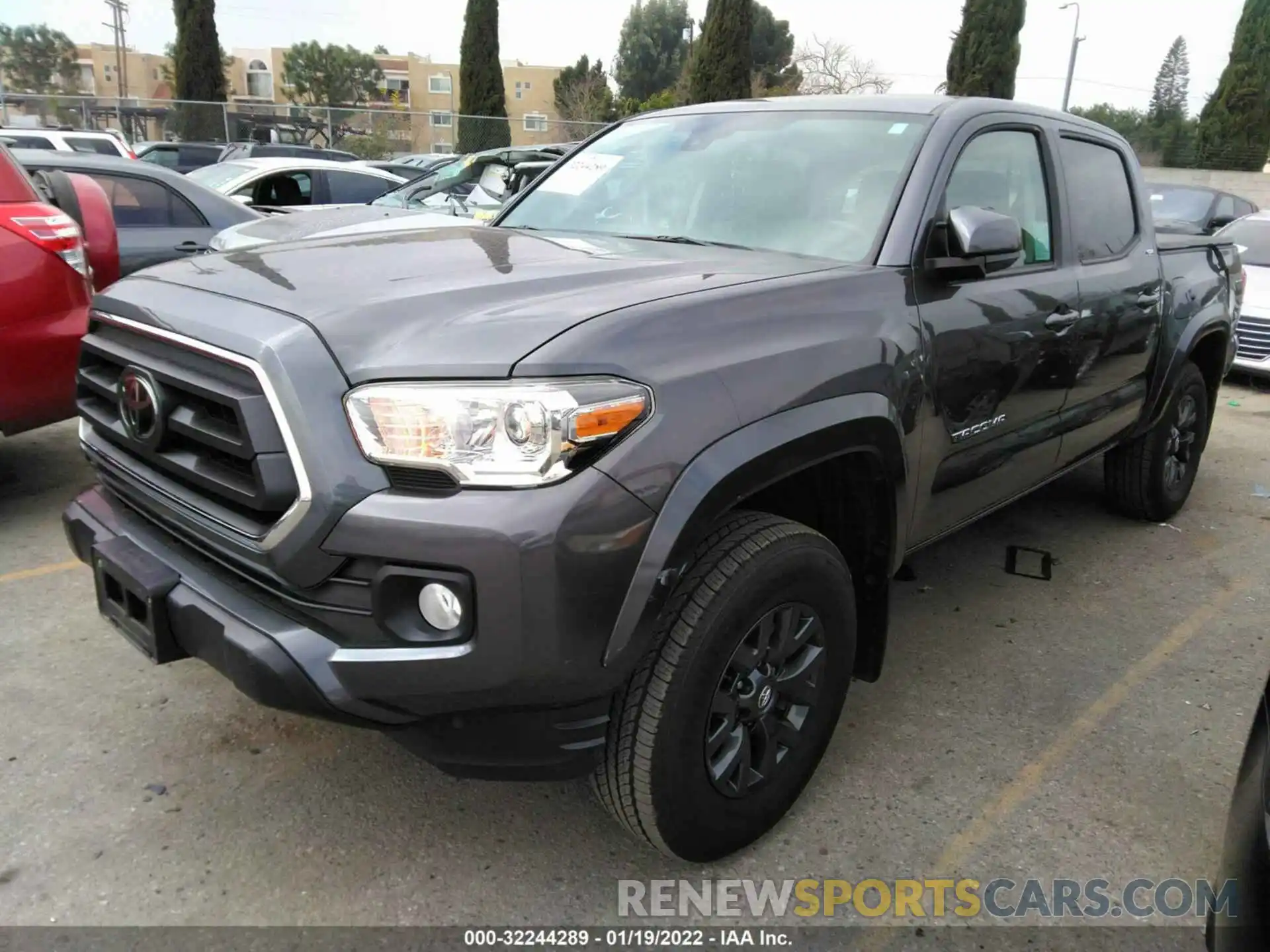 2 Photograph of a damaged car 5TFAZ5CNXMX106631 TOYOTA TACOMA 2WD 2021