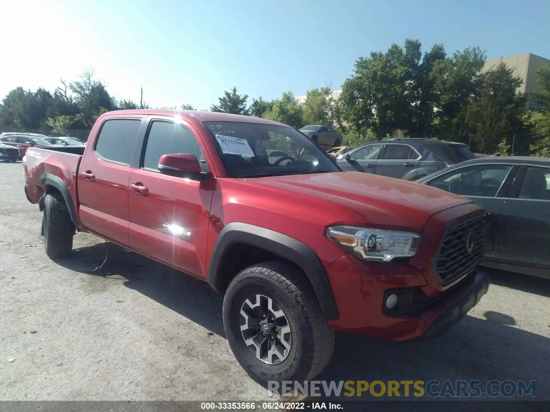 1 Photograph of a damaged car 5TFAZ5CNXMX108864 TOYOTA TACOMA 2WD 2021