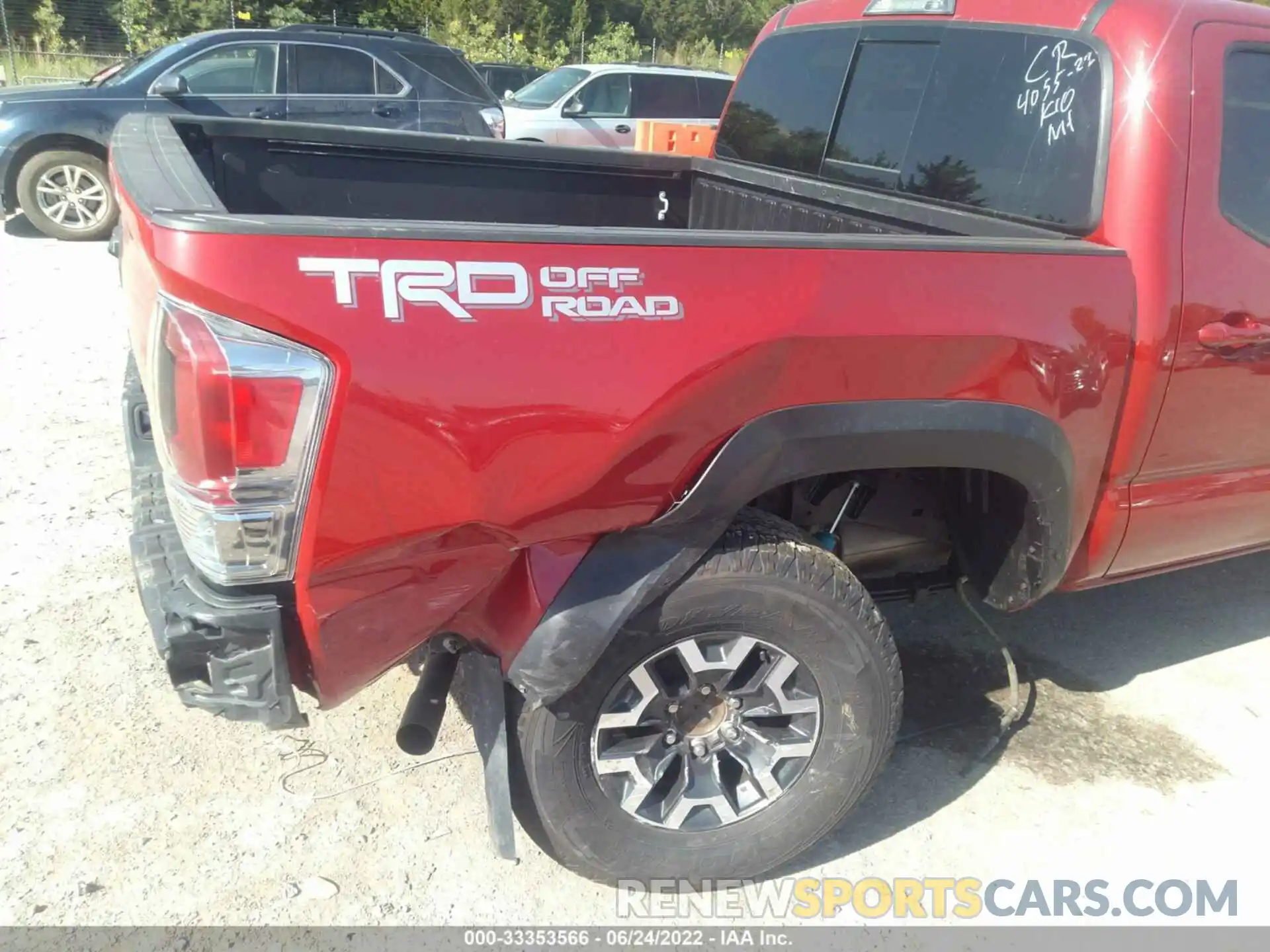 6 Фотография поврежденного автомобиля 5TFAZ5CNXMX108864 TOYOTA TACOMA 2WD 2021