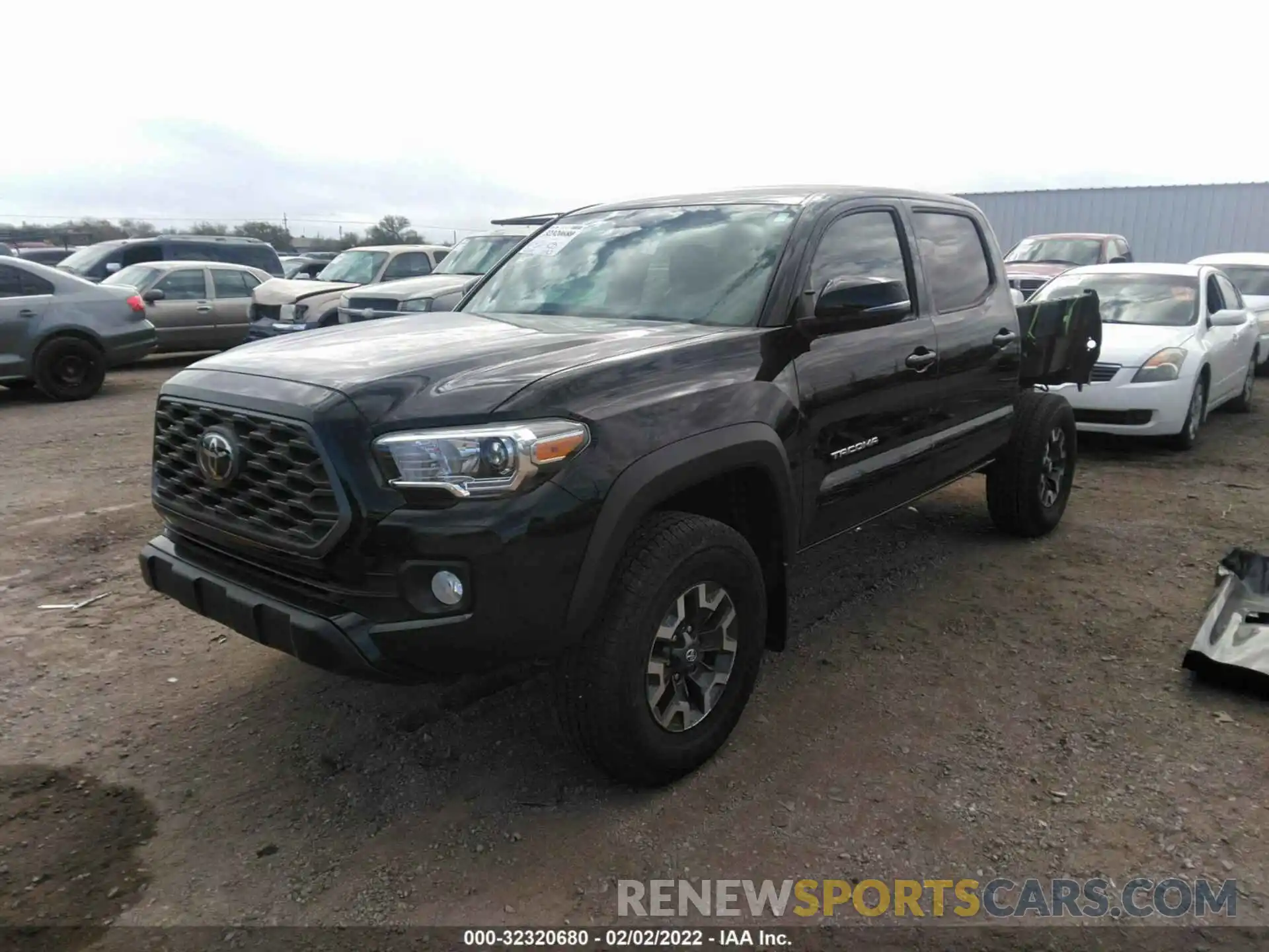 2 Photograph of a damaged car 5TFAZ5CNXMX110758 TOYOTA TACOMA 2WD 2021