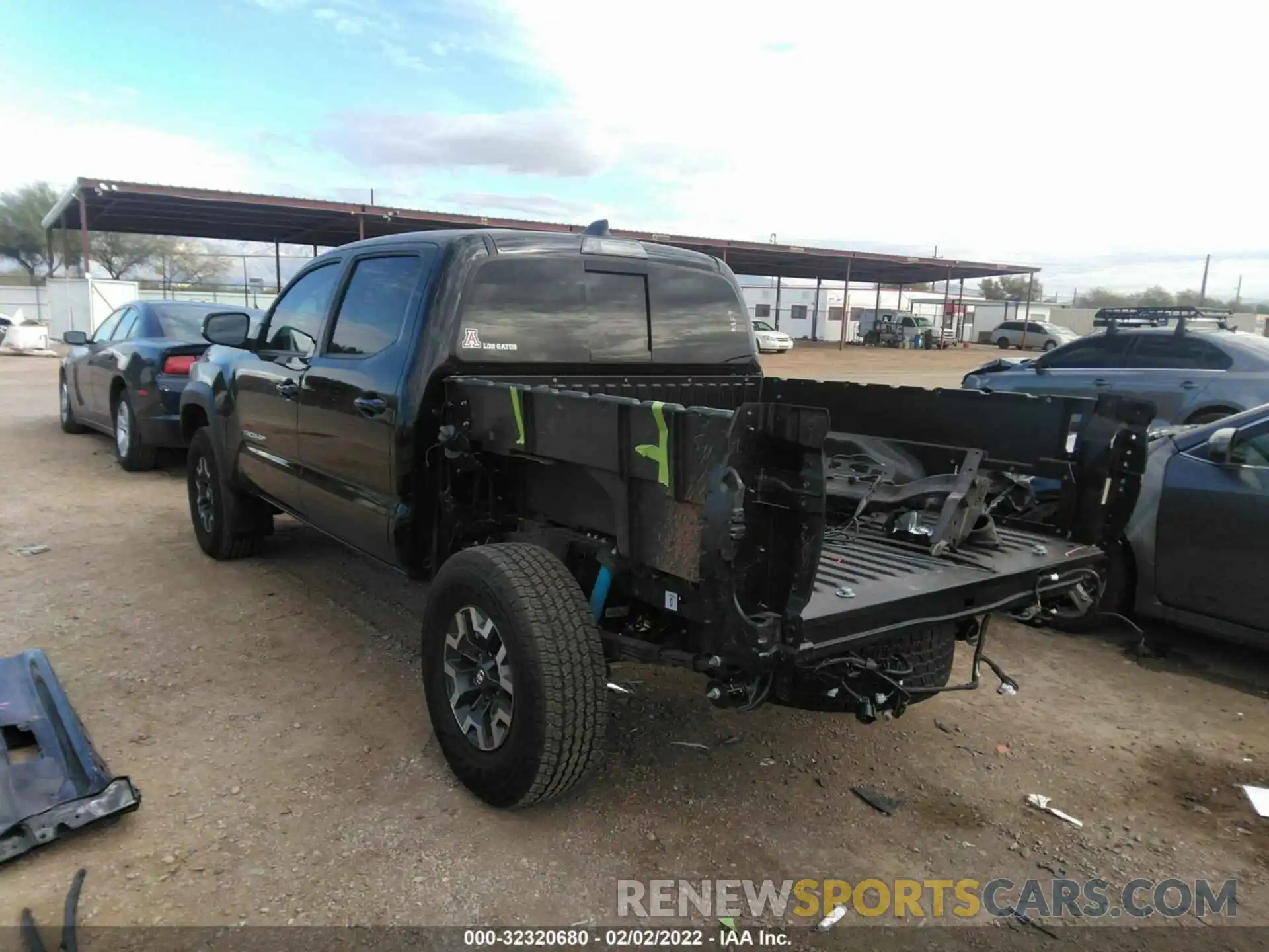 3 Photograph of a damaged car 5TFAZ5CNXMX110758 TOYOTA TACOMA 2WD 2021