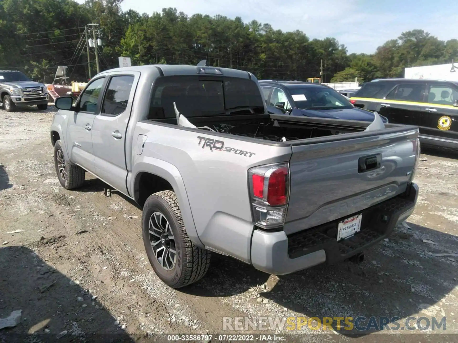 3 Фотография поврежденного автомобиля 5TFAZ5CNXMX116687 TOYOTA TACOMA 2WD 2021