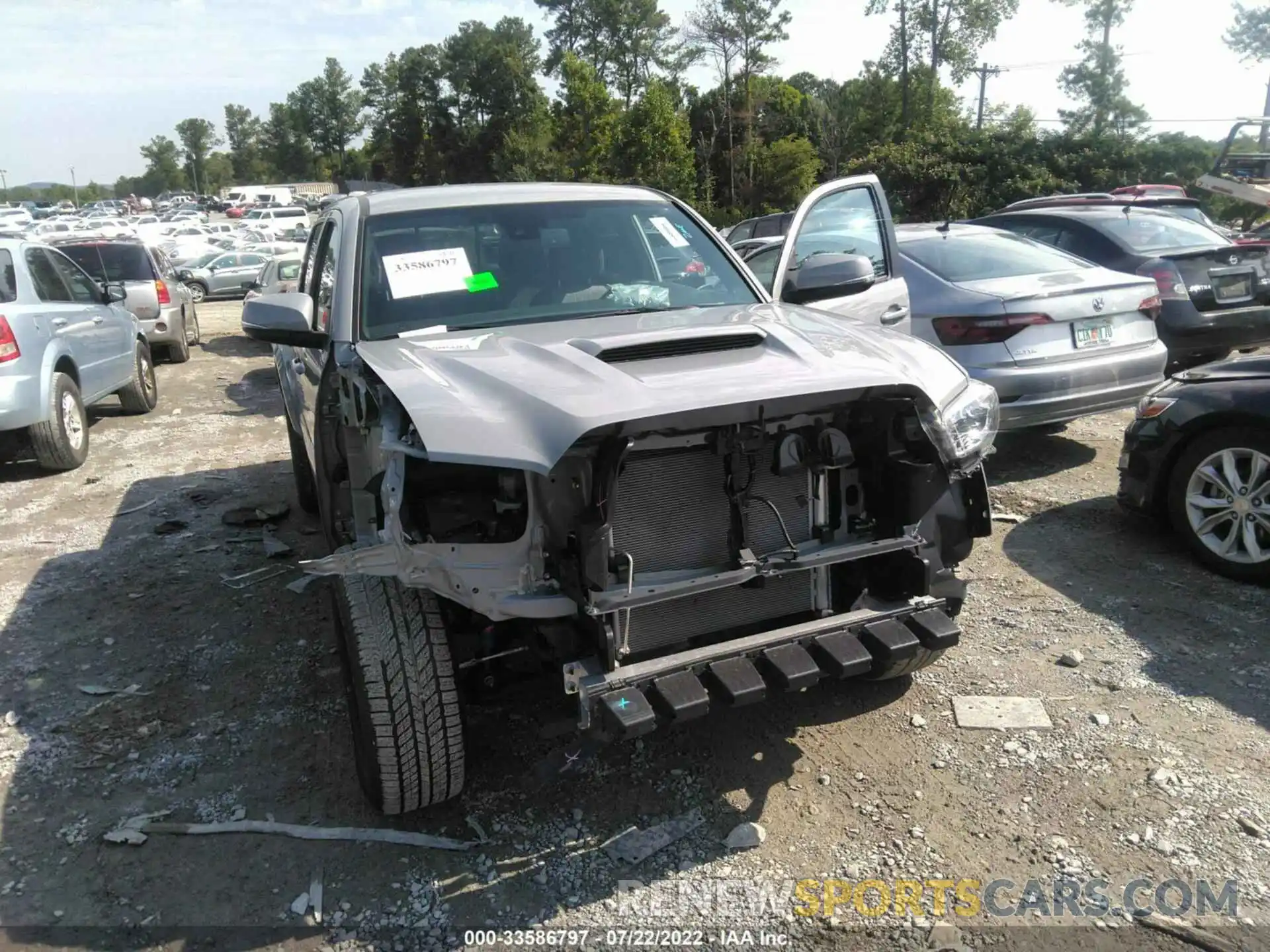 6 Фотография поврежденного автомобиля 5TFAZ5CNXMX116687 TOYOTA TACOMA 2WD 2021