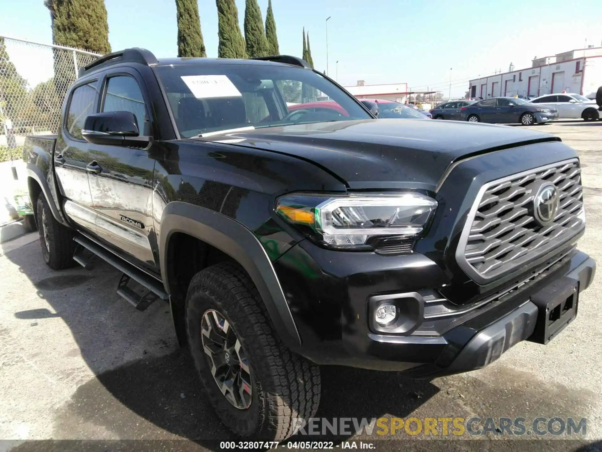 1 Photograph of a damaged car 3TMAZ5CN0NM171091 TOYOTA TACOMA 2WD 2022