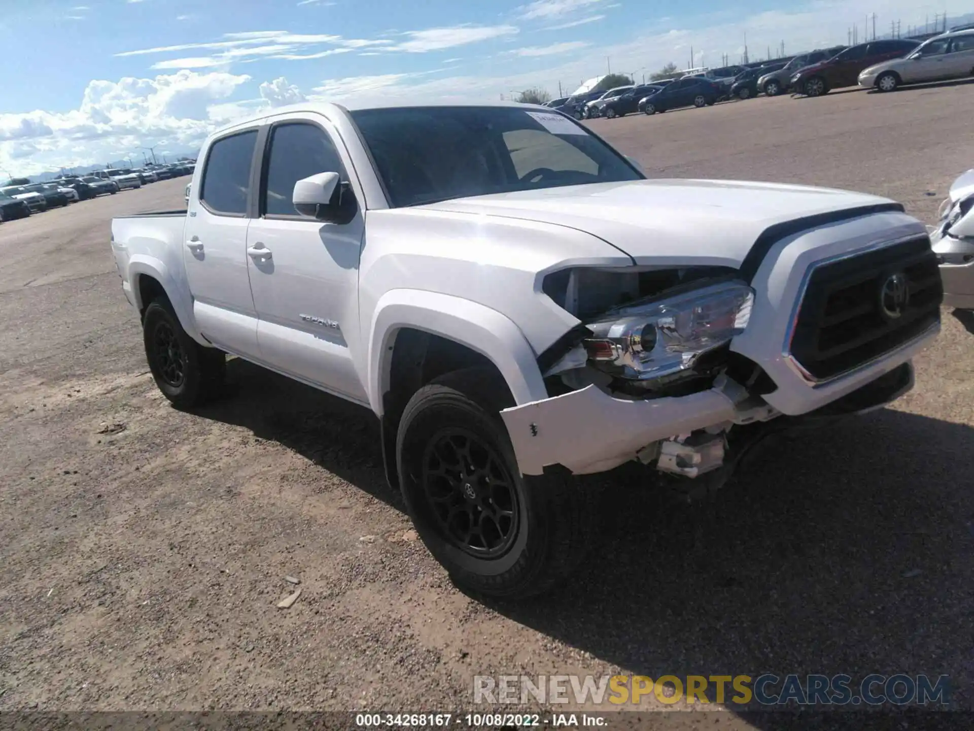 1 Photograph of a damaged car 3TMAZ5CN1NM160147 TOYOTA TACOMA 2WD 2022