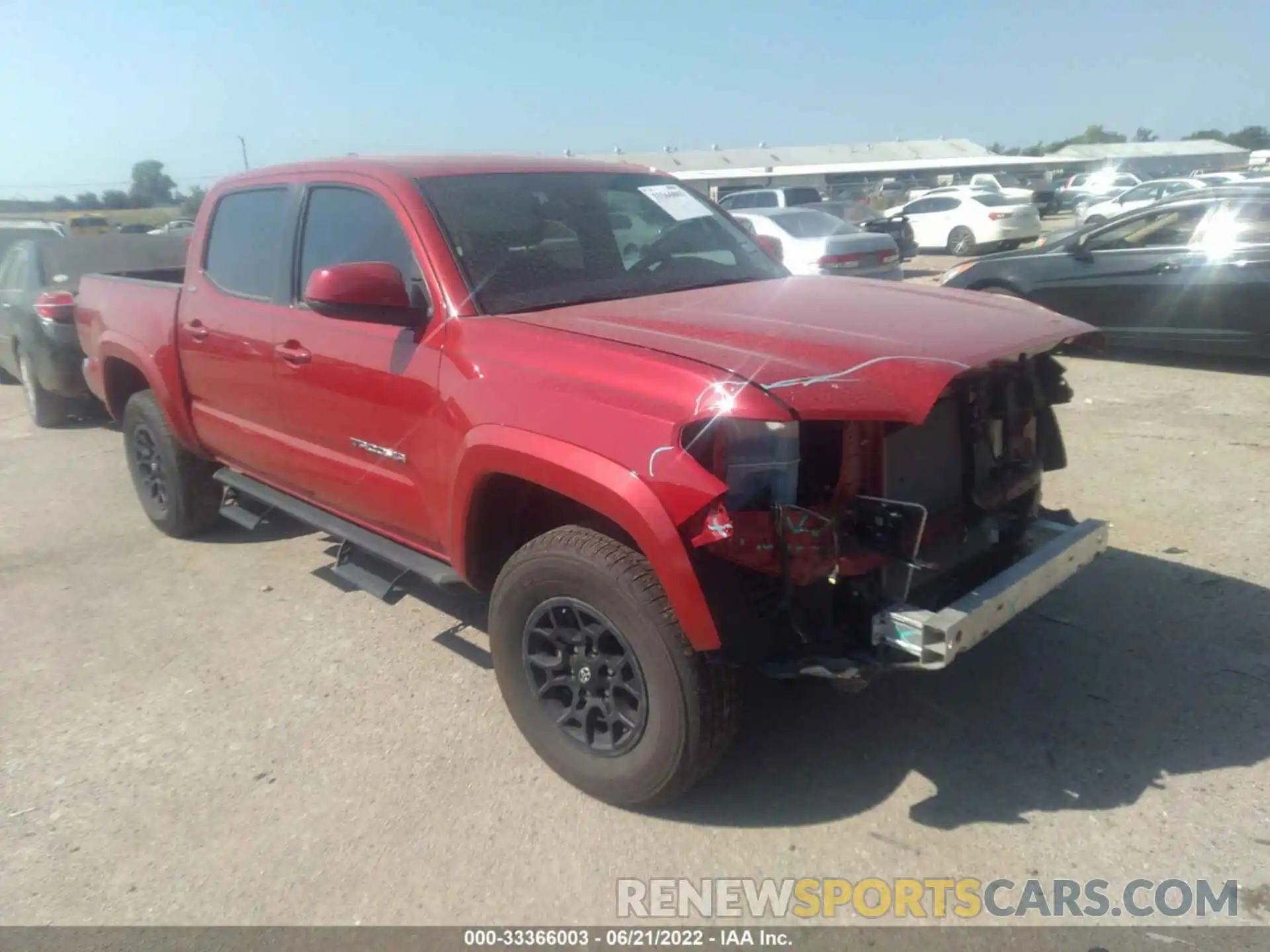 1 Photograph of a damaged car 3TMAZ5CN1NM170967 TOYOTA TACOMA 2WD 2022