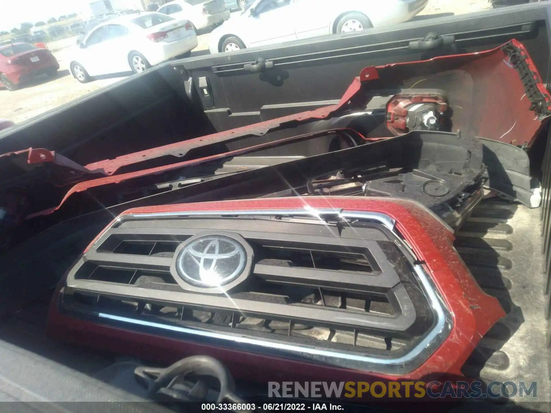 11 Photograph of a damaged car 3TMAZ5CN1NM170967 TOYOTA TACOMA 2WD 2022