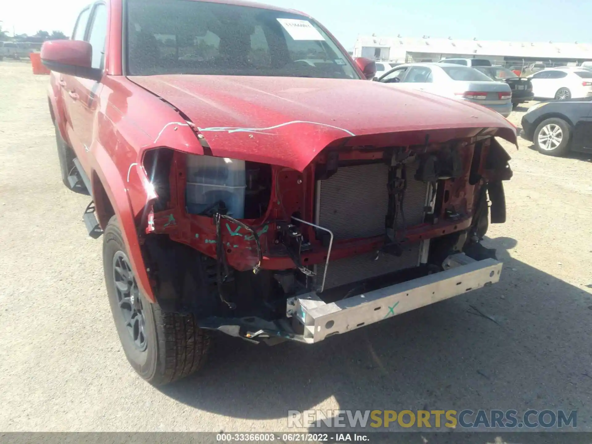 6 Photograph of a damaged car 3TMAZ5CN1NM170967 TOYOTA TACOMA 2WD 2022