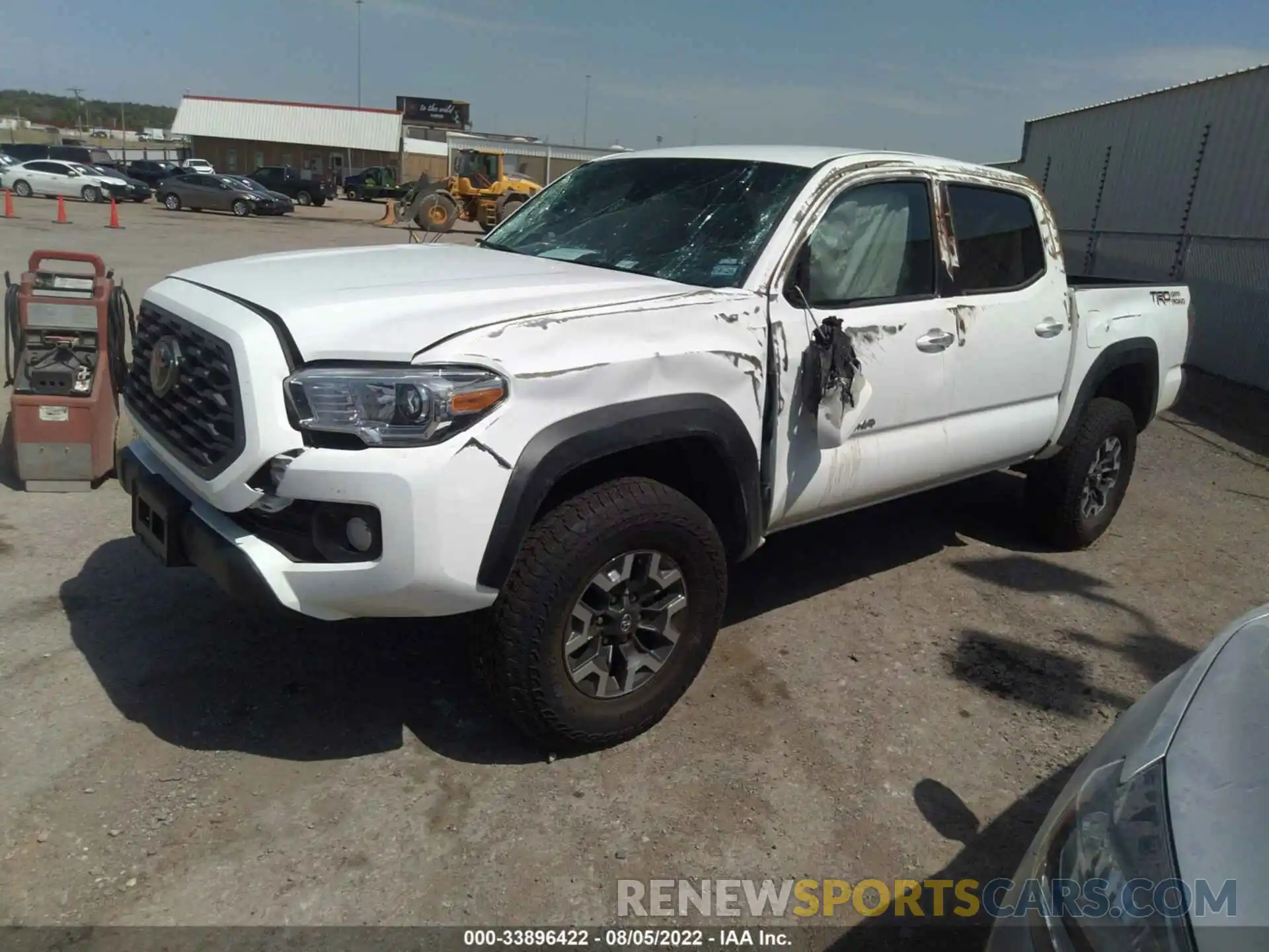 2 Photograph of a damaged car 3TMAZ5CN1NM182908 TOYOTA TACOMA 2WD 2022