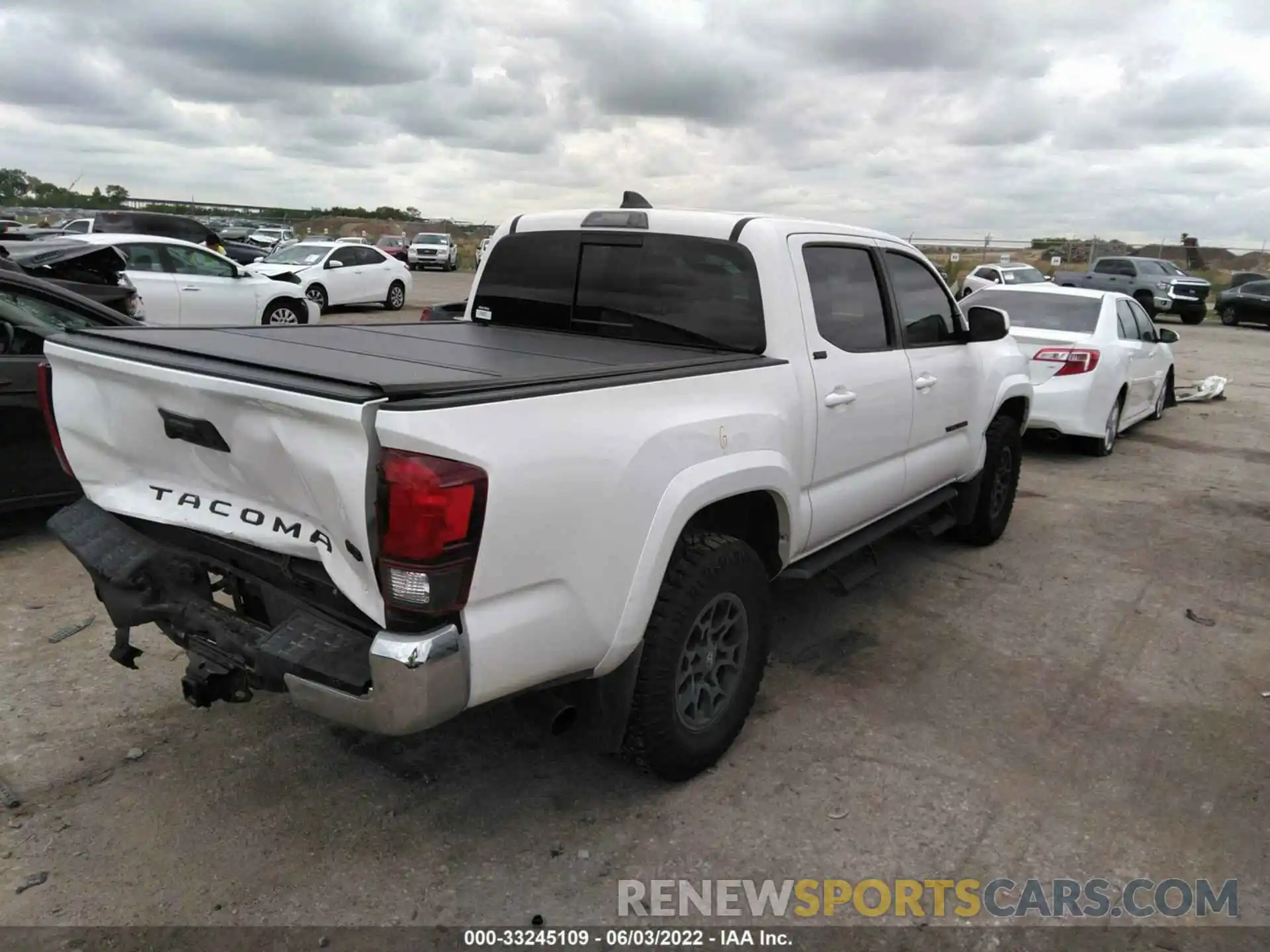 4 Фотография поврежденного автомобиля 3TMAZ5CN2NM168550 TOYOTA TACOMA 2WD 2022