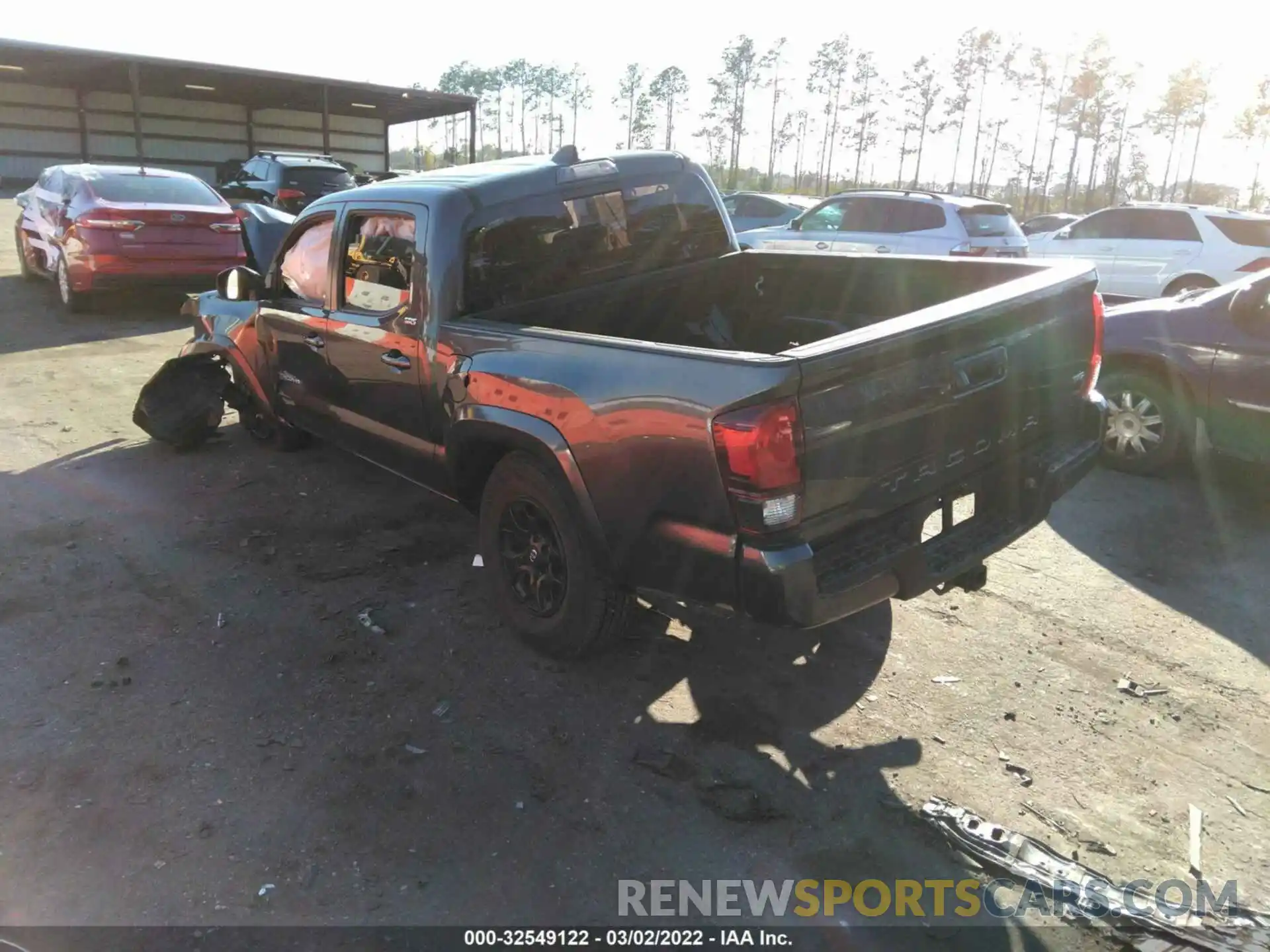 3 Photograph of a damaged car 3TMAZ5CN2NM168614 TOYOTA TACOMA 2WD 2022