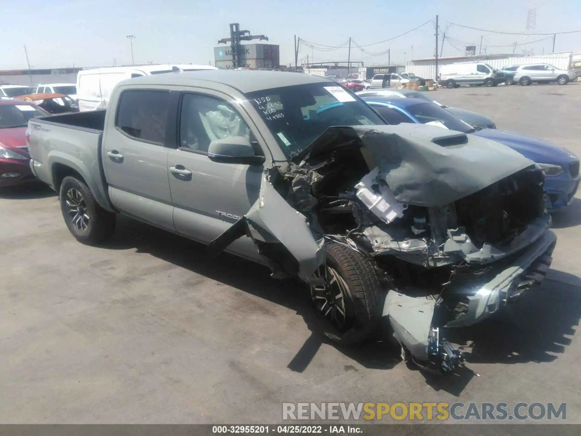 1 Photograph of a damaged car 3TMAZ5CN2NM169732 TOYOTA TACOMA 2WD 2022