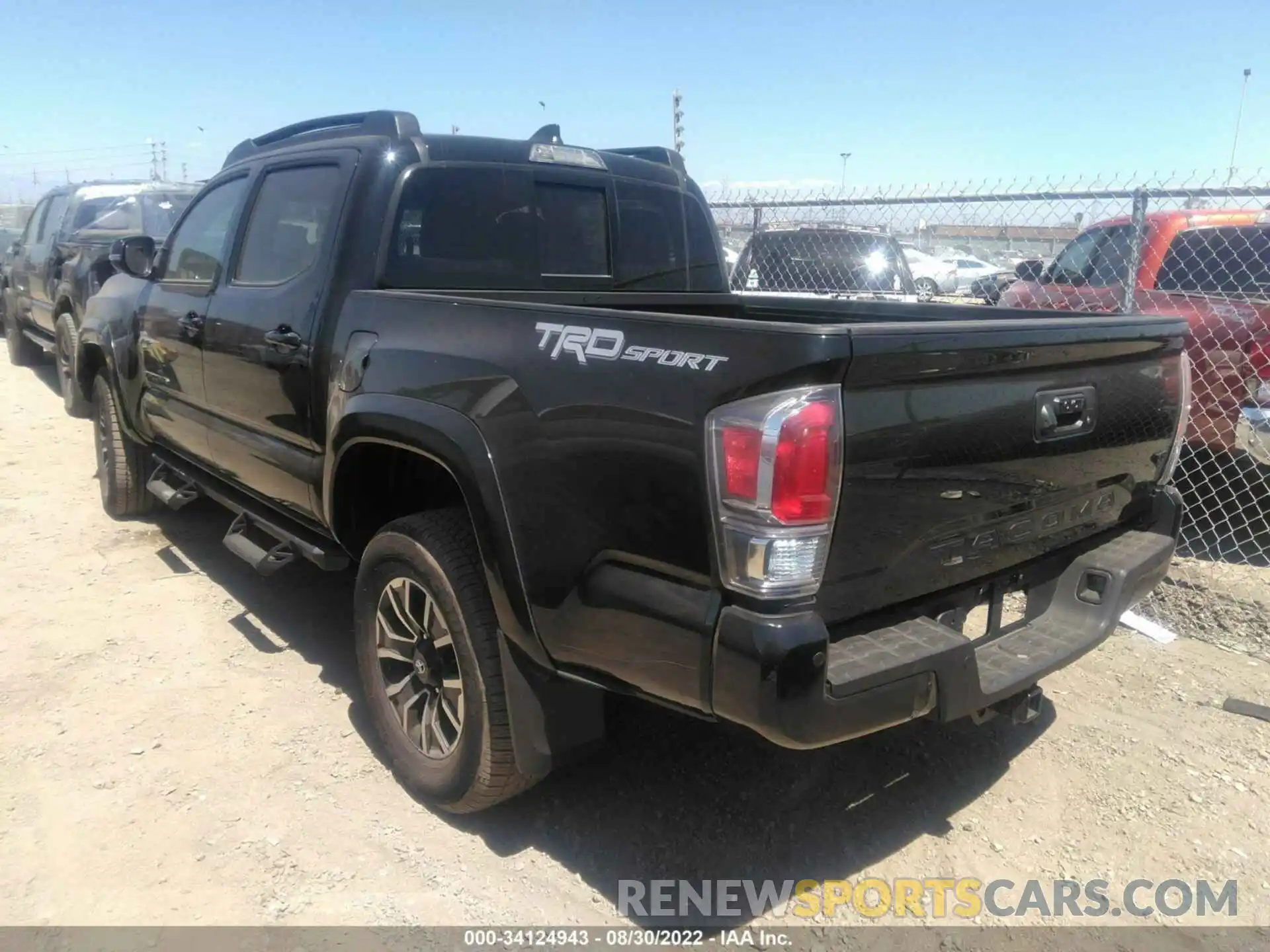 3 Photograph of a damaged car 3TMAZ5CN2NM175983 TOYOTA TACOMA 2WD 2022