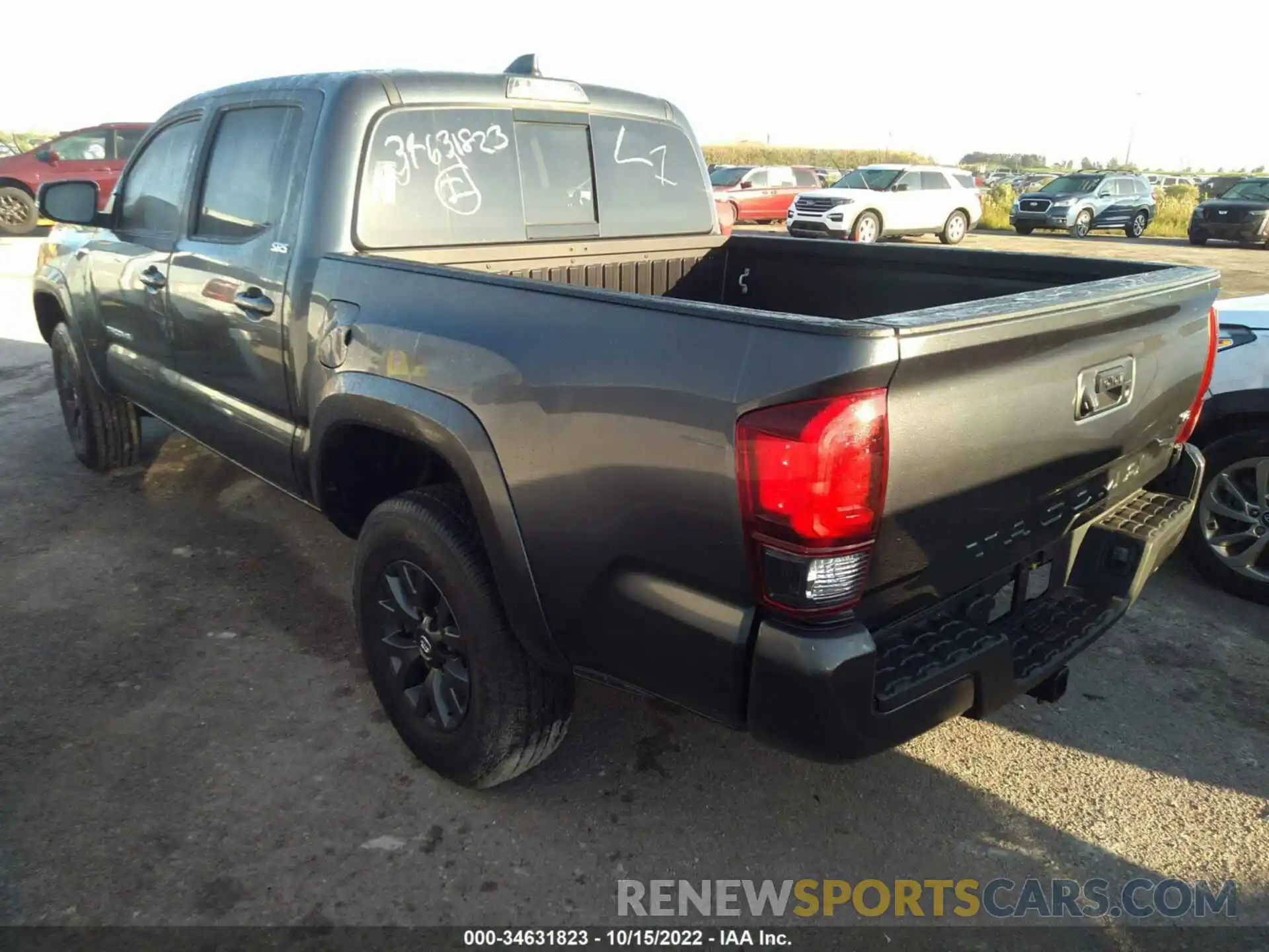 3 Photograph of a damaged car 3TMAZ5CN2NM191276 TOYOTA TACOMA 2WD 2022