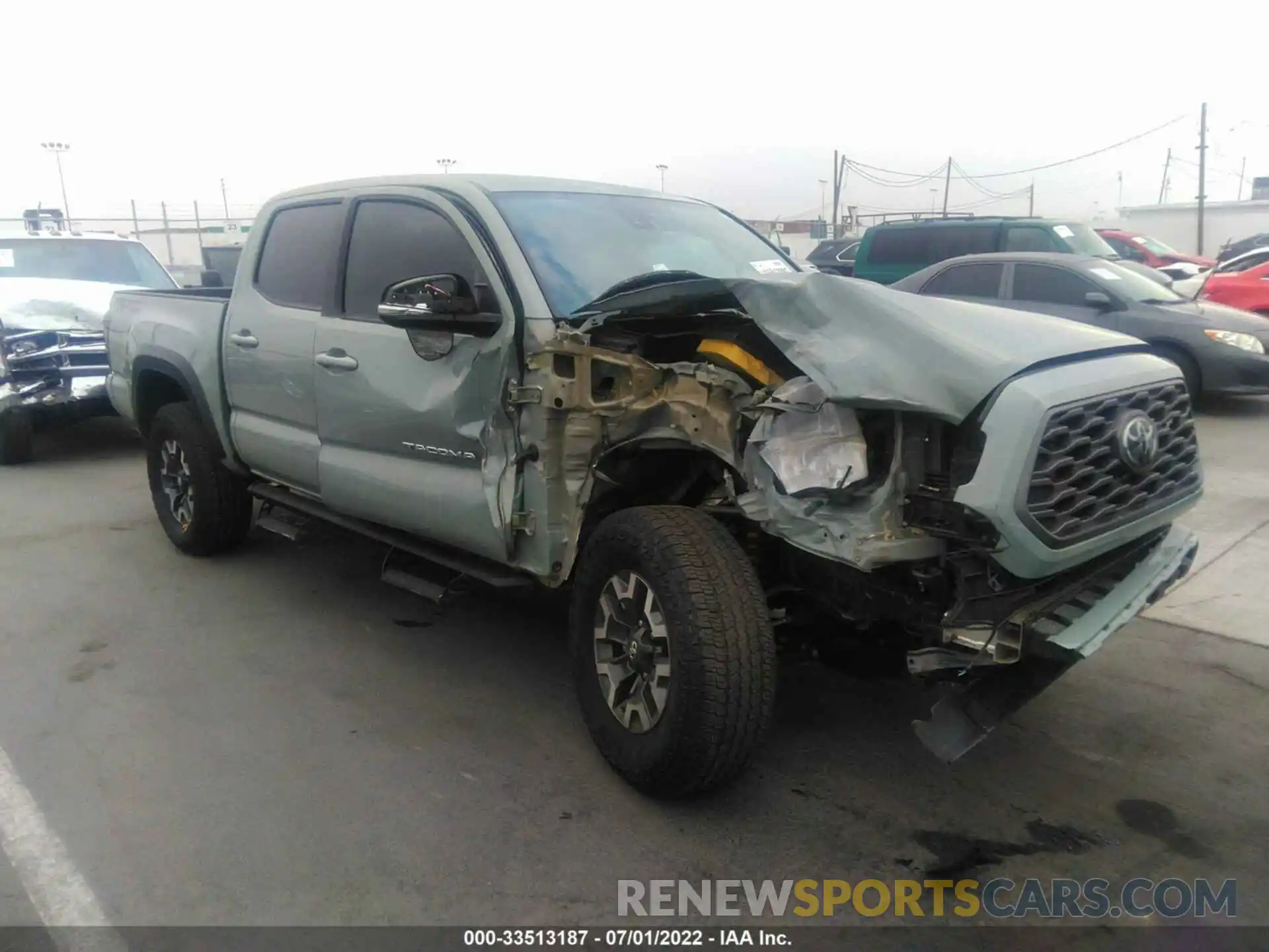 1 Фотография поврежденного автомобиля 3TMAZ5CN3NM162370 TOYOTA TACOMA 2WD 2022