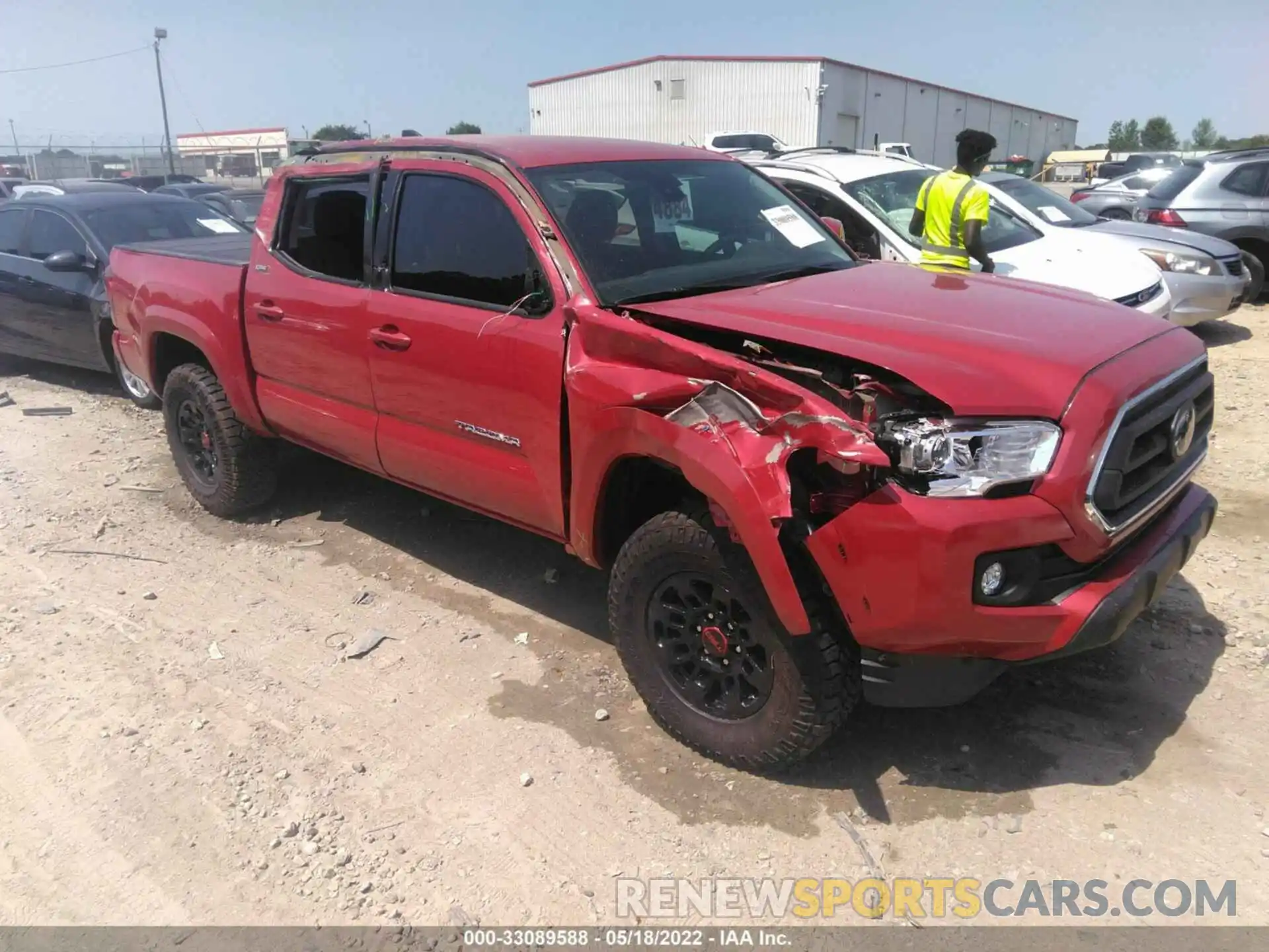 1 Photograph of a damaged car 3TMAZ5CN6NM175565 TOYOTA TACOMA 2WD 2022