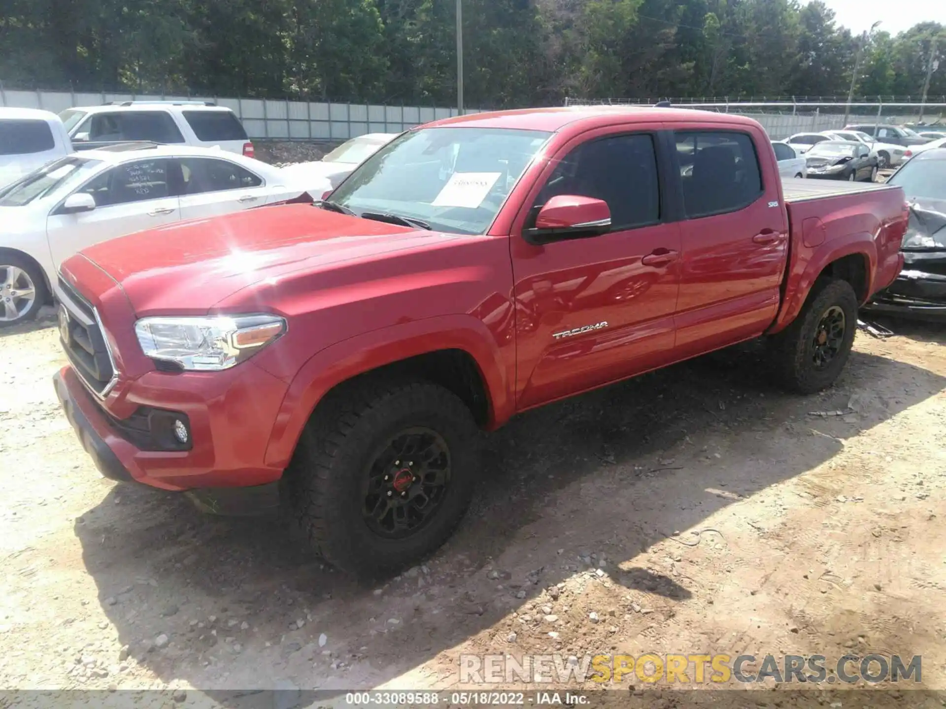 2 Photograph of a damaged car 3TMAZ5CN6NM175565 TOYOTA TACOMA 2WD 2022