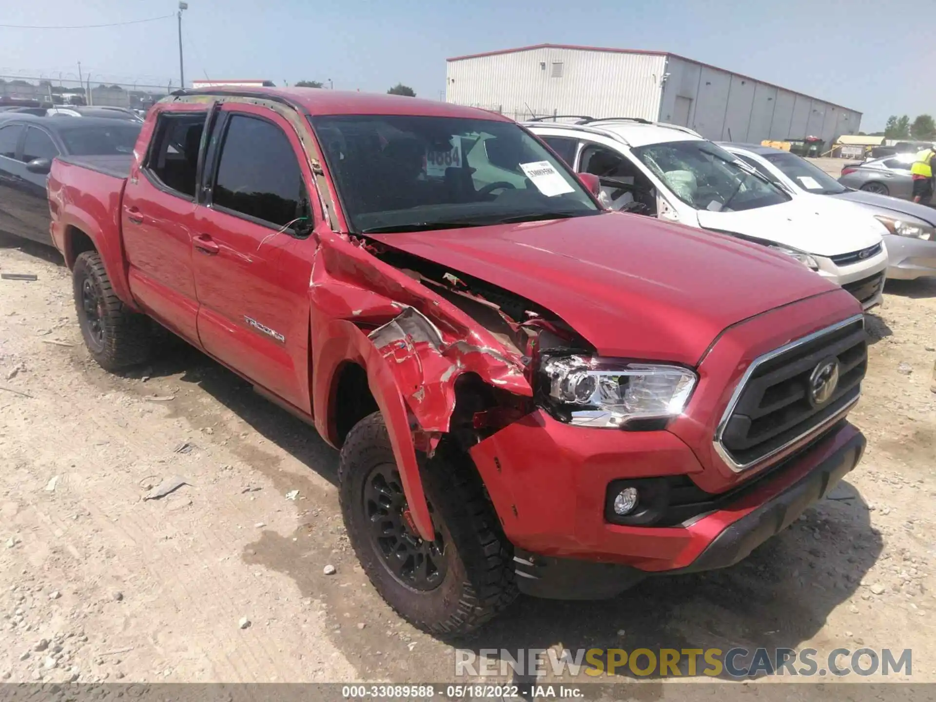 6 Photograph of a damaged car 3TMAZ5CN6NM175565 TOYOTA TACOMA 2WD 2022